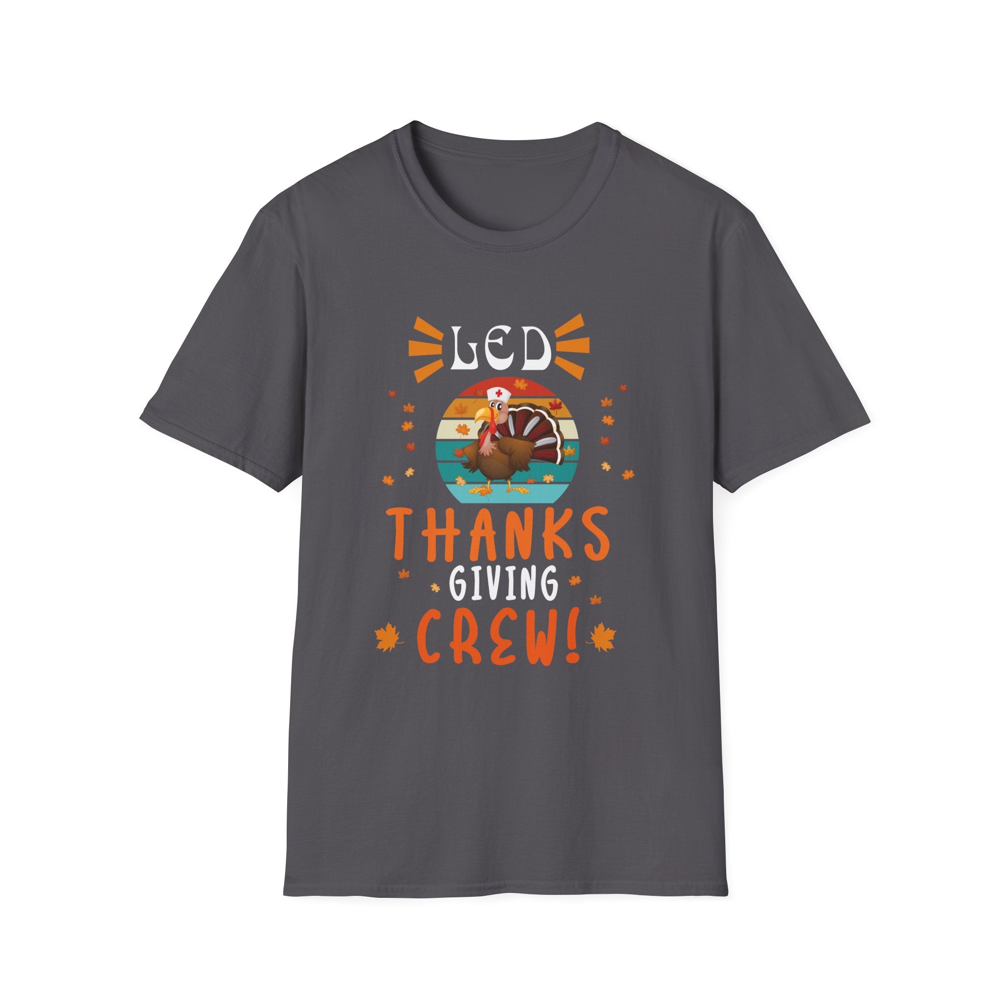 Unisex Thanksgiving Crew T-Shirt, Holiday Apparel, Family Gathering Shirt, Friendsgiving, Casual Wear, Cozy Gift