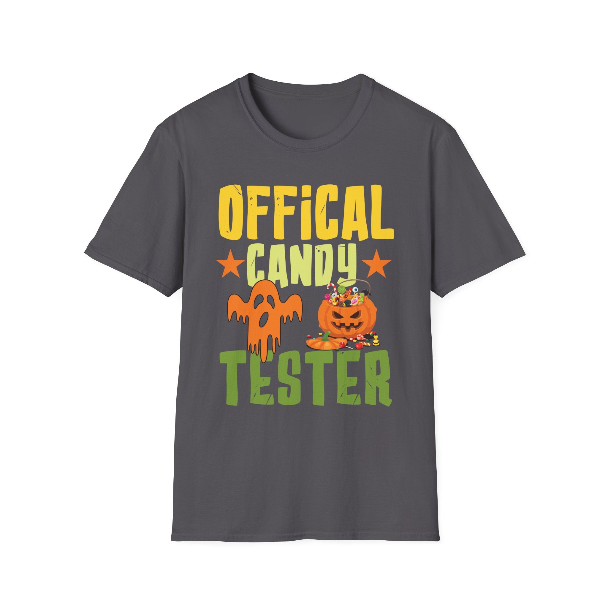 Halloween Candy Tester T-Shirt, Unisex Graphic Tee, Spooky Shirt, Fall Celebration Apparel, Trick or Treat Shirt