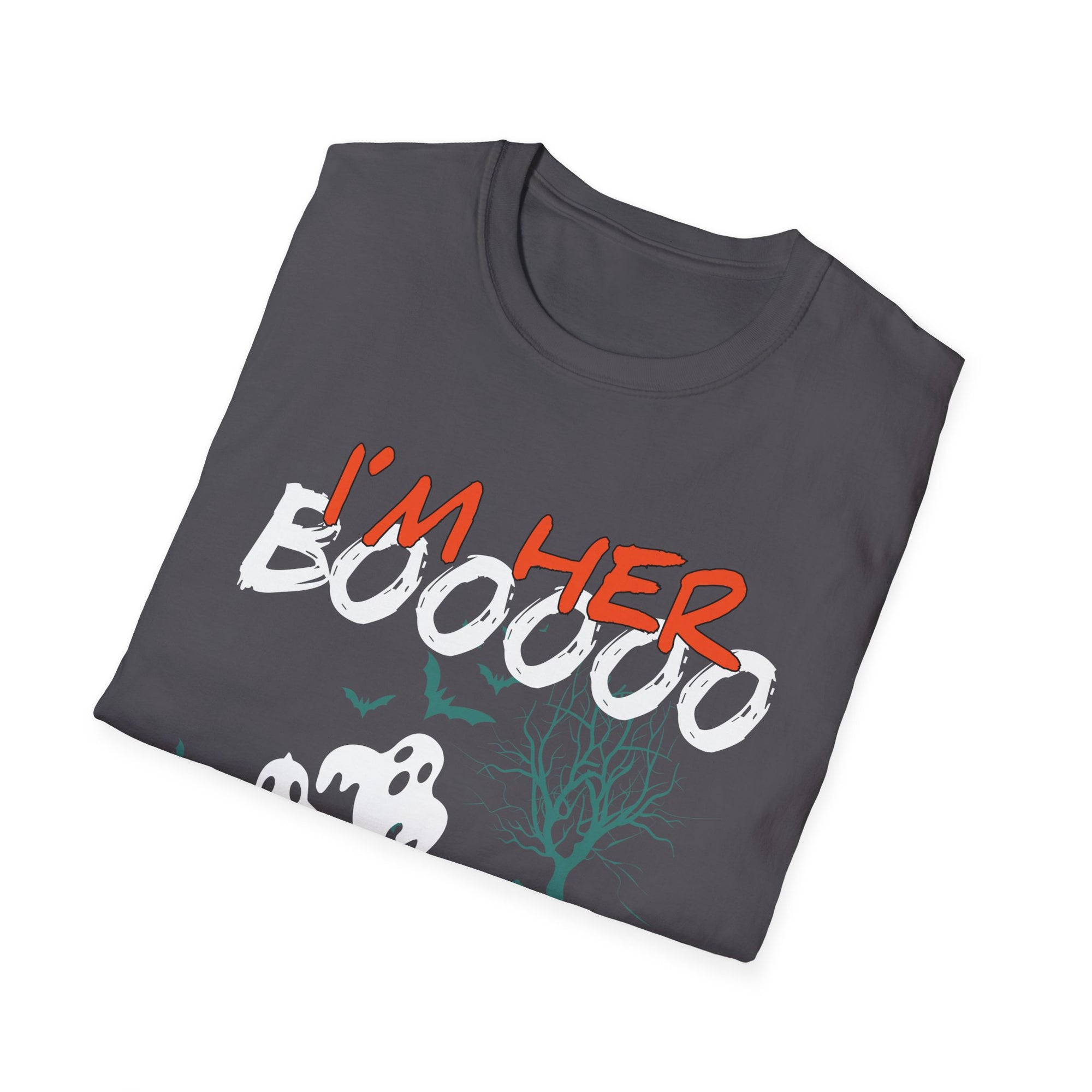 Halloween Couple's Tee - I'm Her Boooooo, Spooky T-Shirt, Unisex Halloween Shirt, Ghost Lover Tee, Fun Halloween Apparel, Holiday Gift Idea