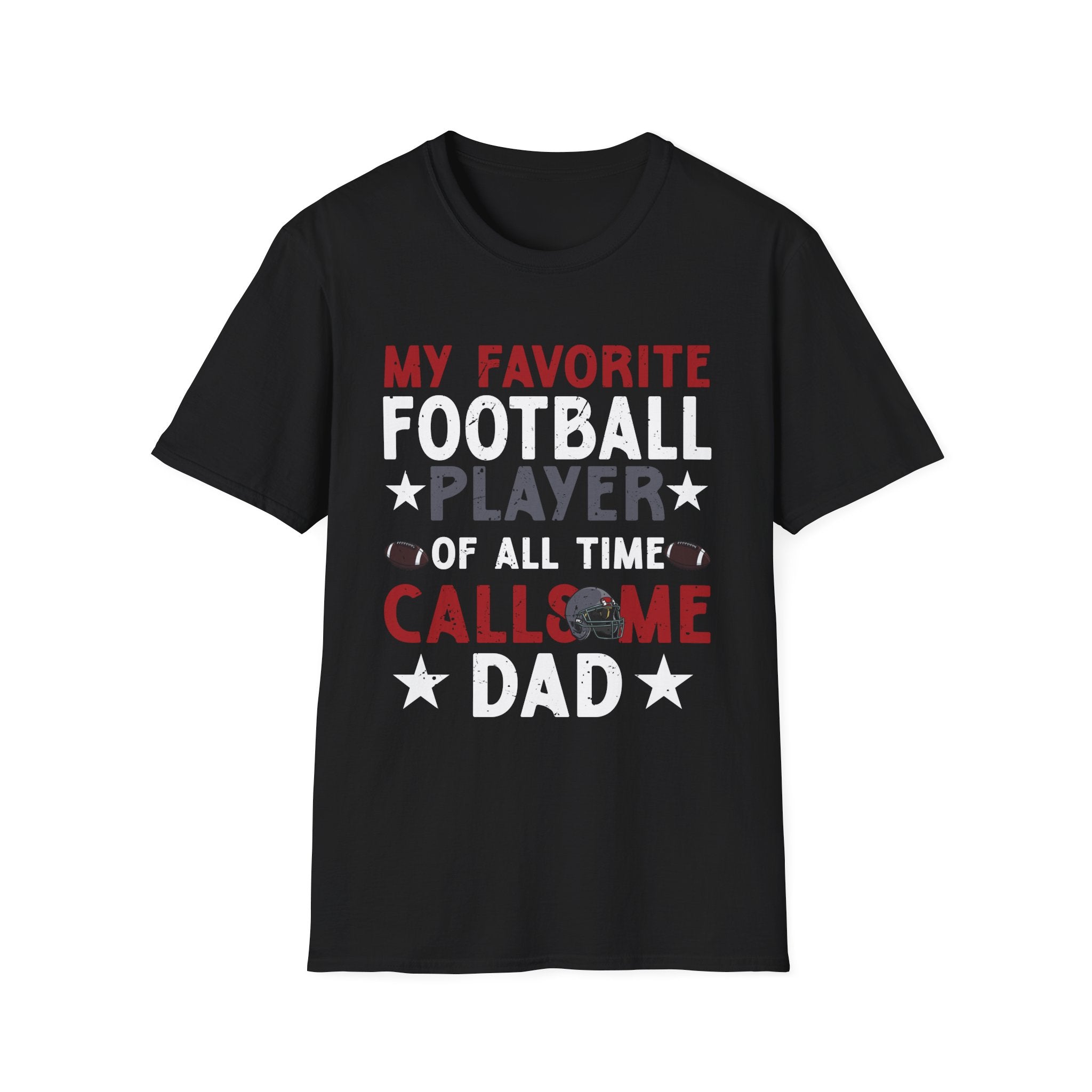 Dad's Favorite Football Player T-Shirt | Unisex Softstyle Tee, Sports Dad Gift, Father's Day Apparel, Game Day Shirt, Football Lover Gift