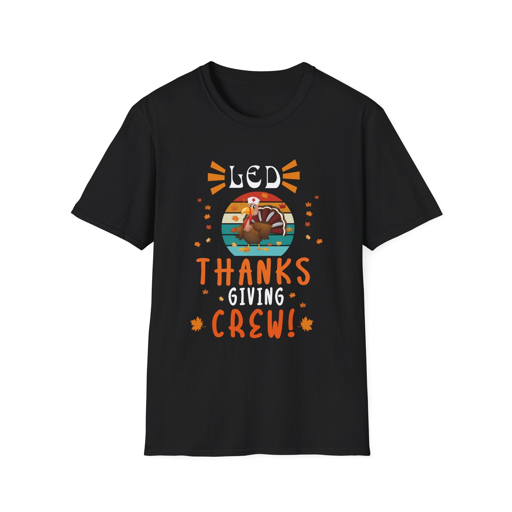 Unisex Thanksgiving Crew T-Shirt, Holiday Apparel, Family Gathering Shirt, Friendsgiving, Casual Wear, Cozy Gift