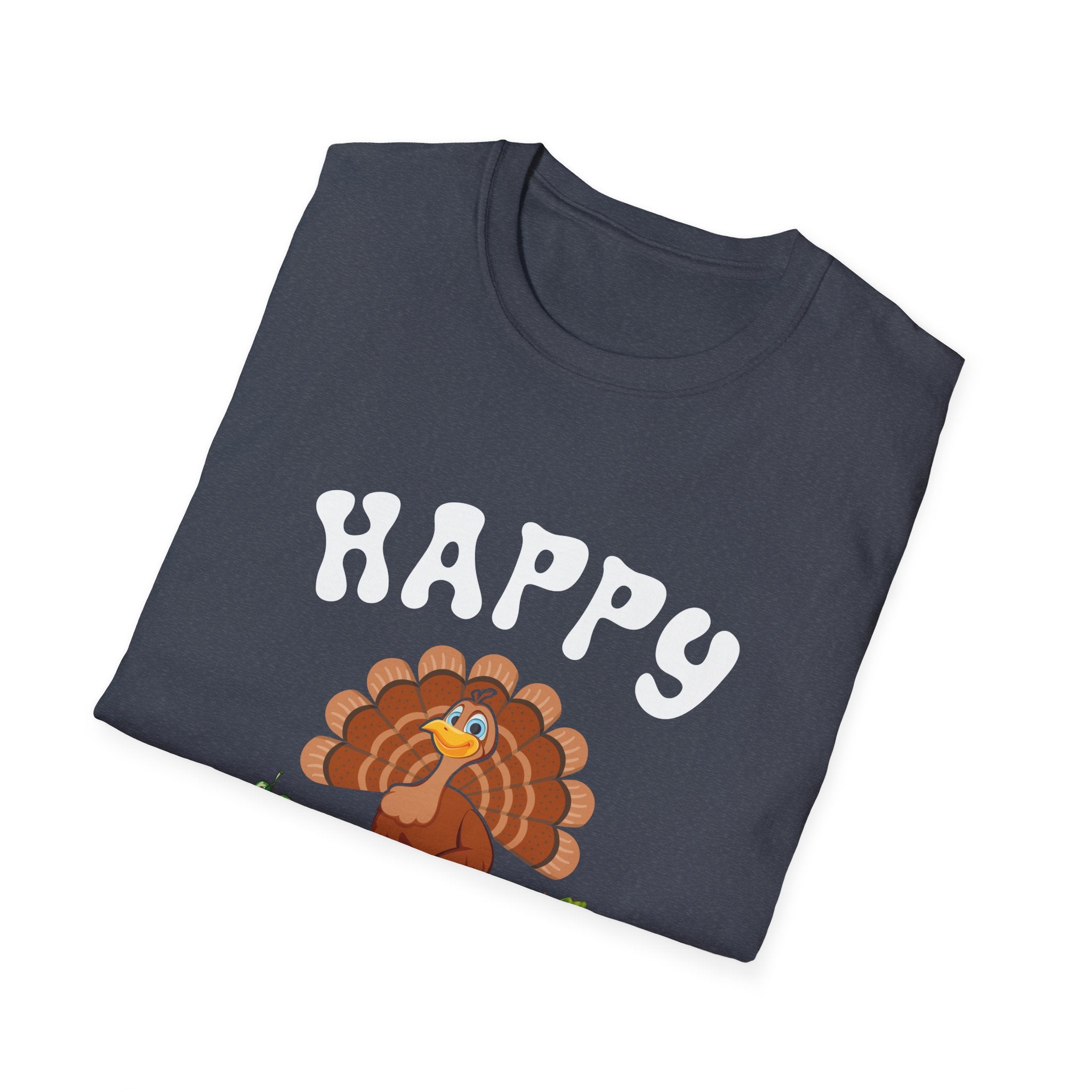 Happy Thanksgiving Unisex T-Shirt, Fall Apparel, Thanksgiving Day Gift, Family Gatherings, Cozy Outfit
