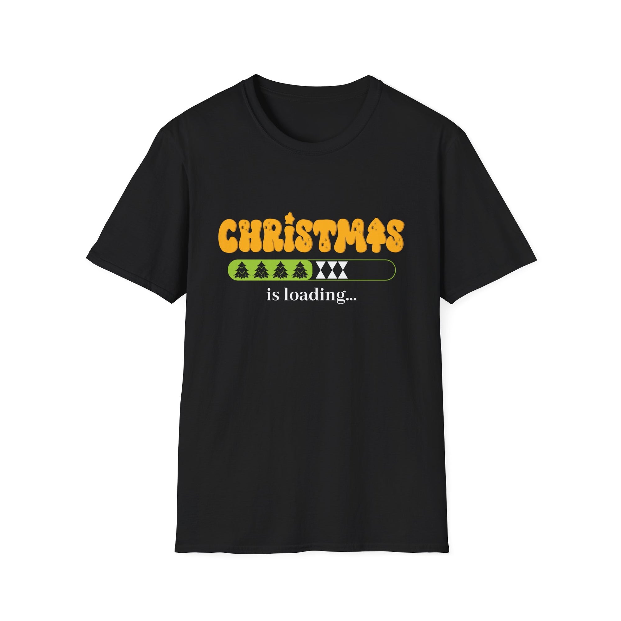 Christmas Loading Tee, Fun Holiday Gift, Unisex Graphic T-Shirt, Festive Apparel, XMAS Countdown Tee