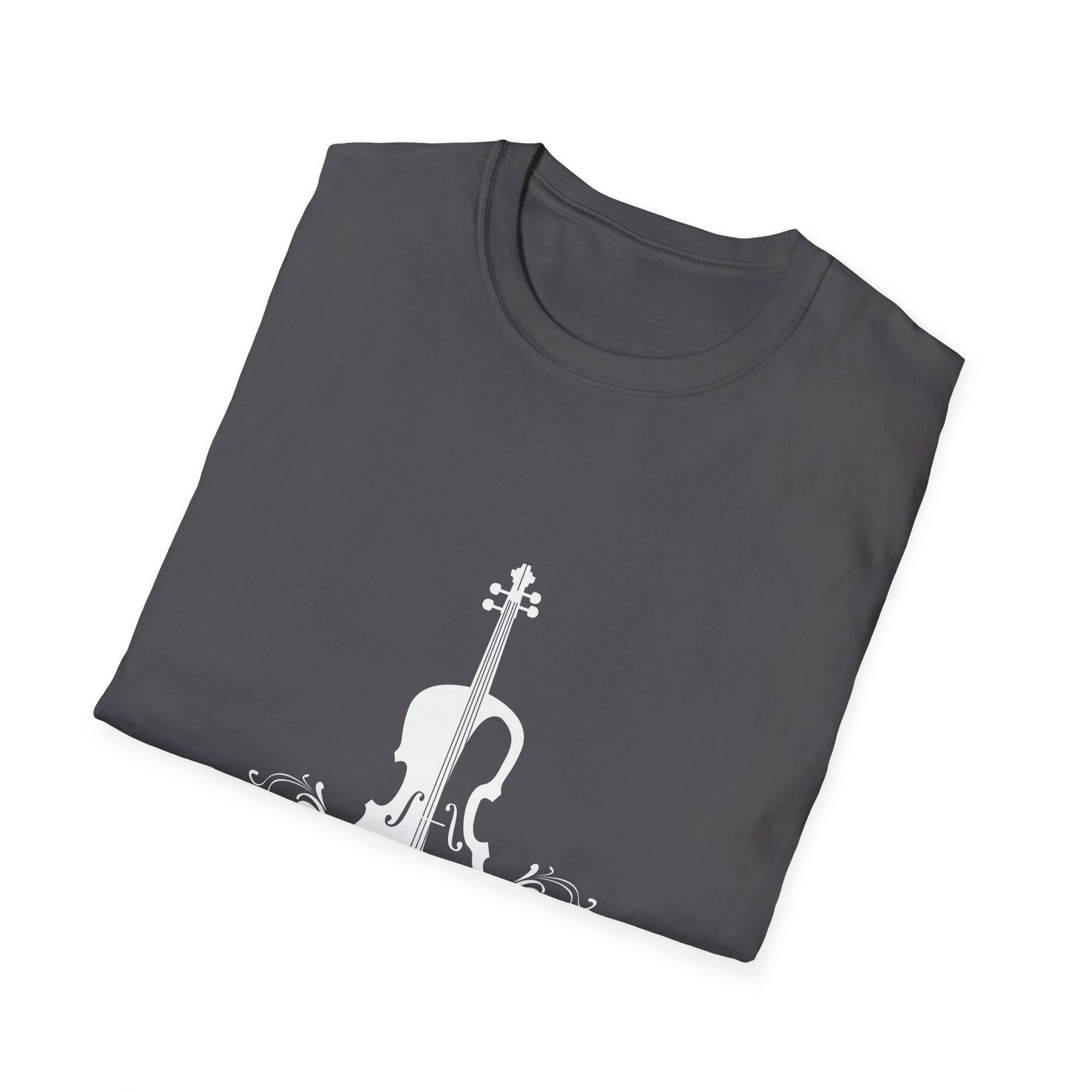 Violin Lovers T-Shirt with Quote, Softstyle Tee for Musicians, Gift for Violinists, Musician Apparel, Student Orchestra Shirt