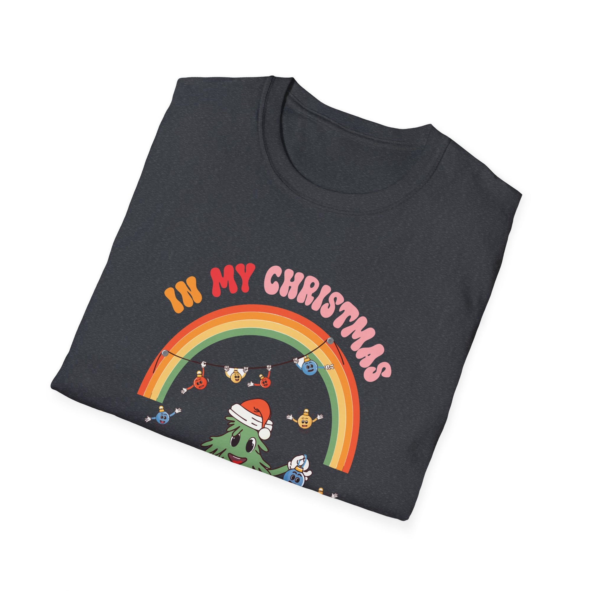 In My Christmas In September Era Summer Christmas Groovy T-Shirt
