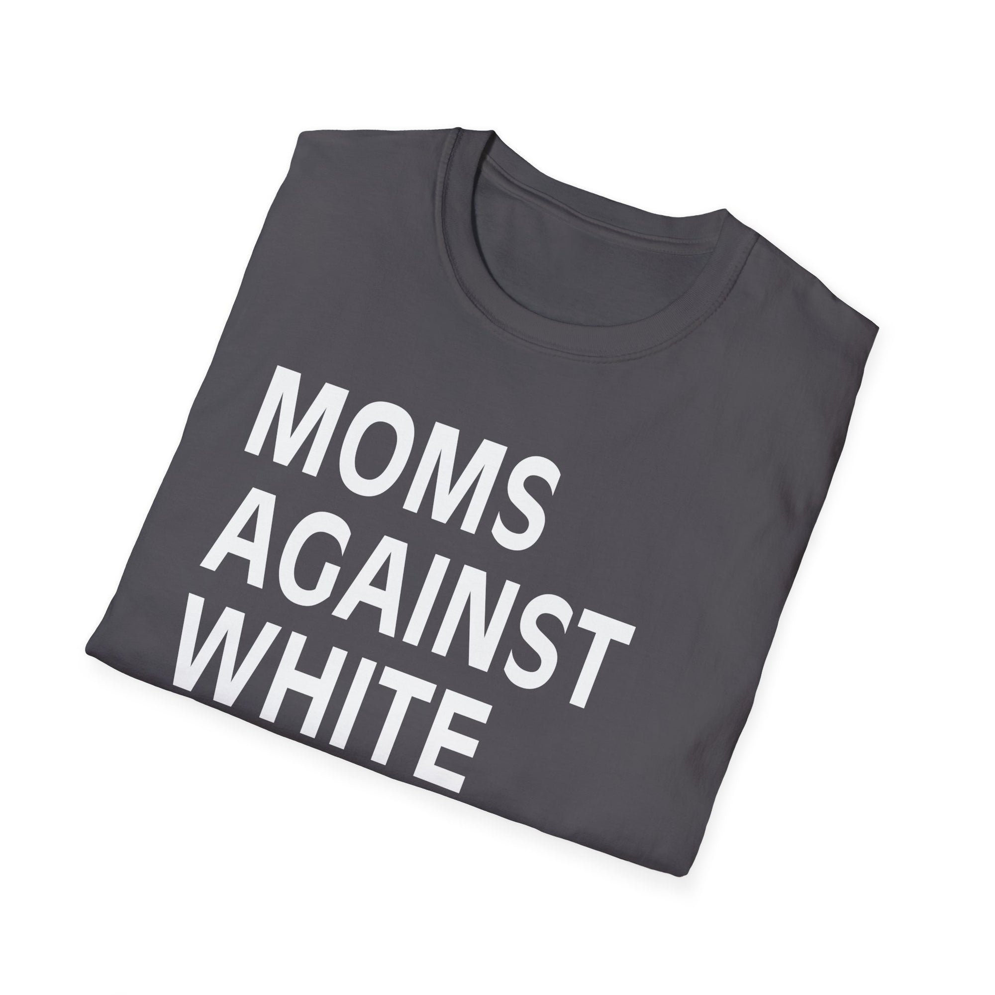 Moms Against White Baseball Pants T-Shirt, Funny Mom Tee, Gift for Moms, Casual Wear, Sports Apparel, Summer Outfit