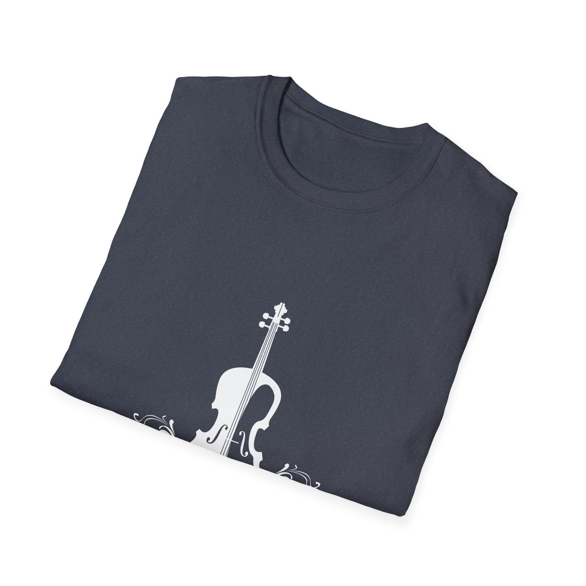 Violin Lovers T-Shirt with Quote, Softstyle Tee for Musicians, Gift for Violinists, Musician Apparel, Student Orchestra Shirt