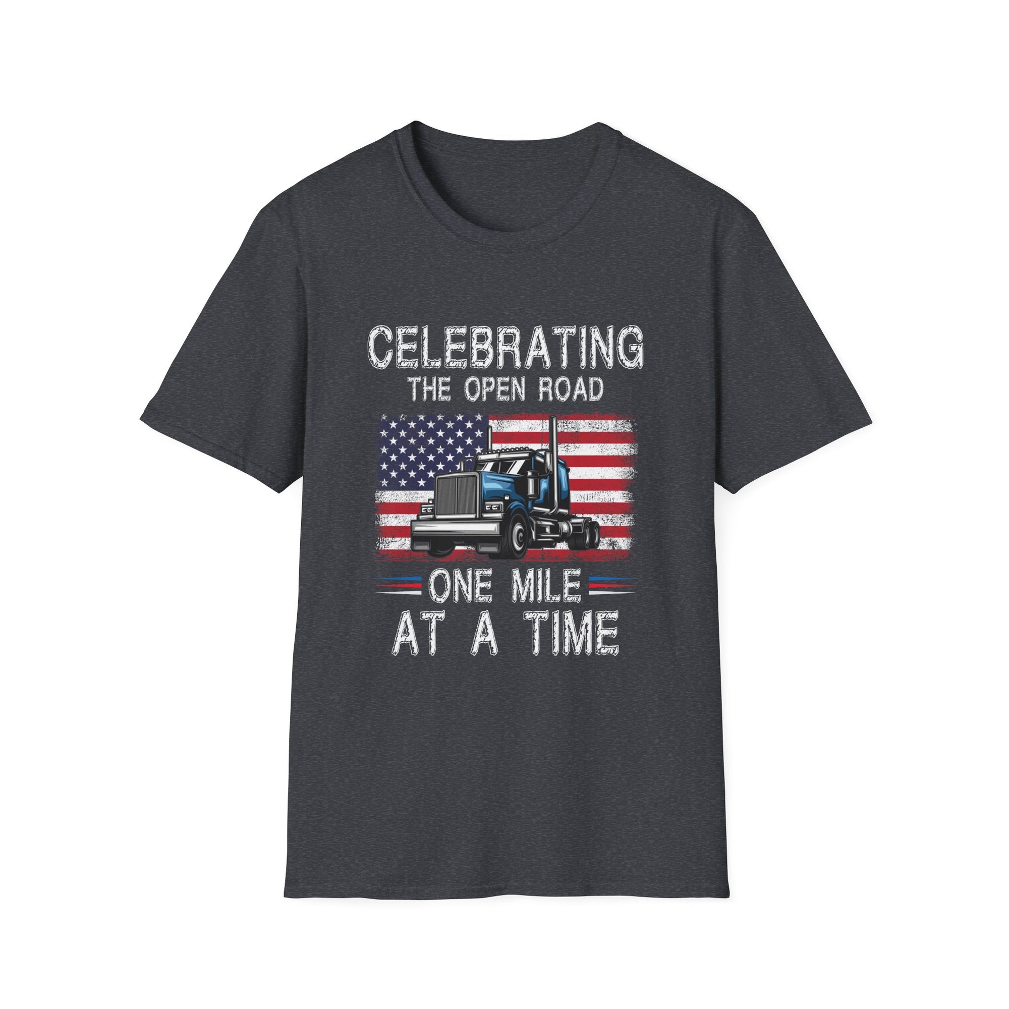 Open Road Celebrating Unisex T-Shirt - Perfect Gift for Truck Drivers, Road Trip Lovers, Independence Day, Adventure Seekers, and [...]