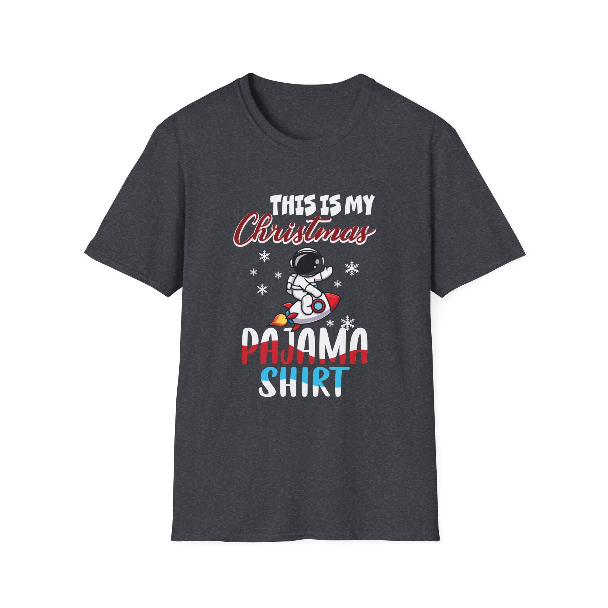 Christmas Pajama Shirt, Unisex Holiday Tee, Cozy Christmas Gift, Fun Winter Apparel, Festive Shirt for Parties