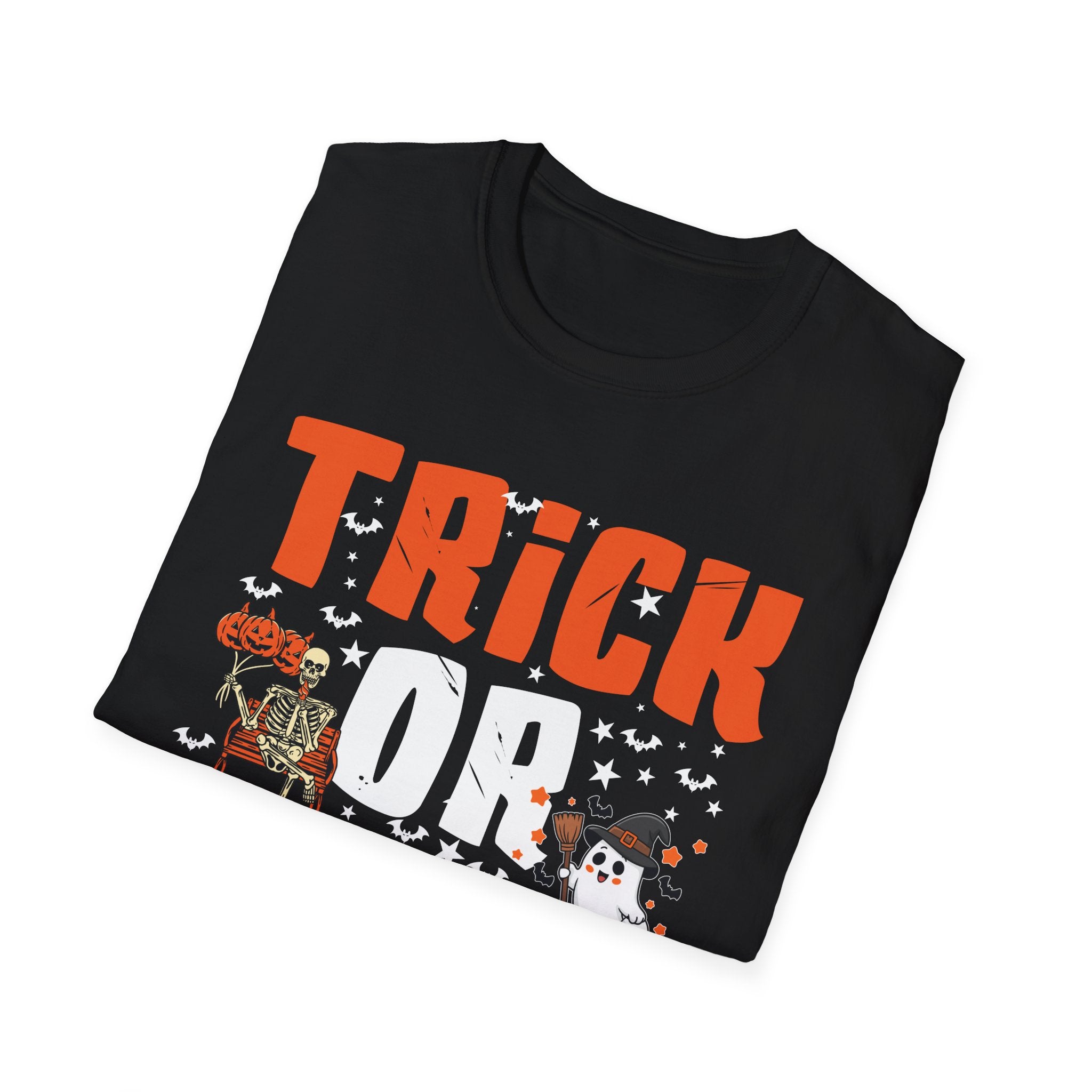 Halloween Trick or Teach Unisex T-Shirt, Funny Teacher Shirt, Gift for Educators, Halloween Costume Tee, Fall Festivities Apparel