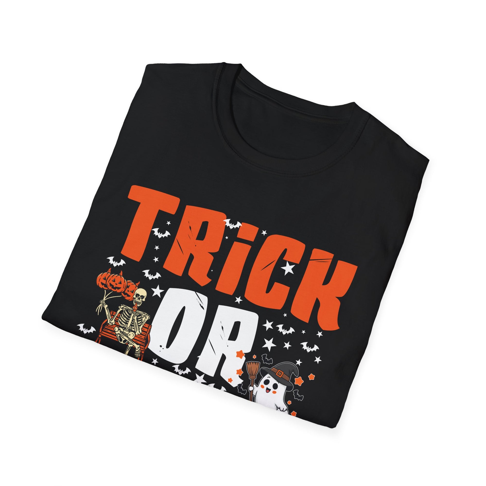Halloween Trick or Teach Unisex T-Shirt, Funny Teacher Shirt, Gift for Educators, Halloween Costume Tee, Fall Festivities Apparel