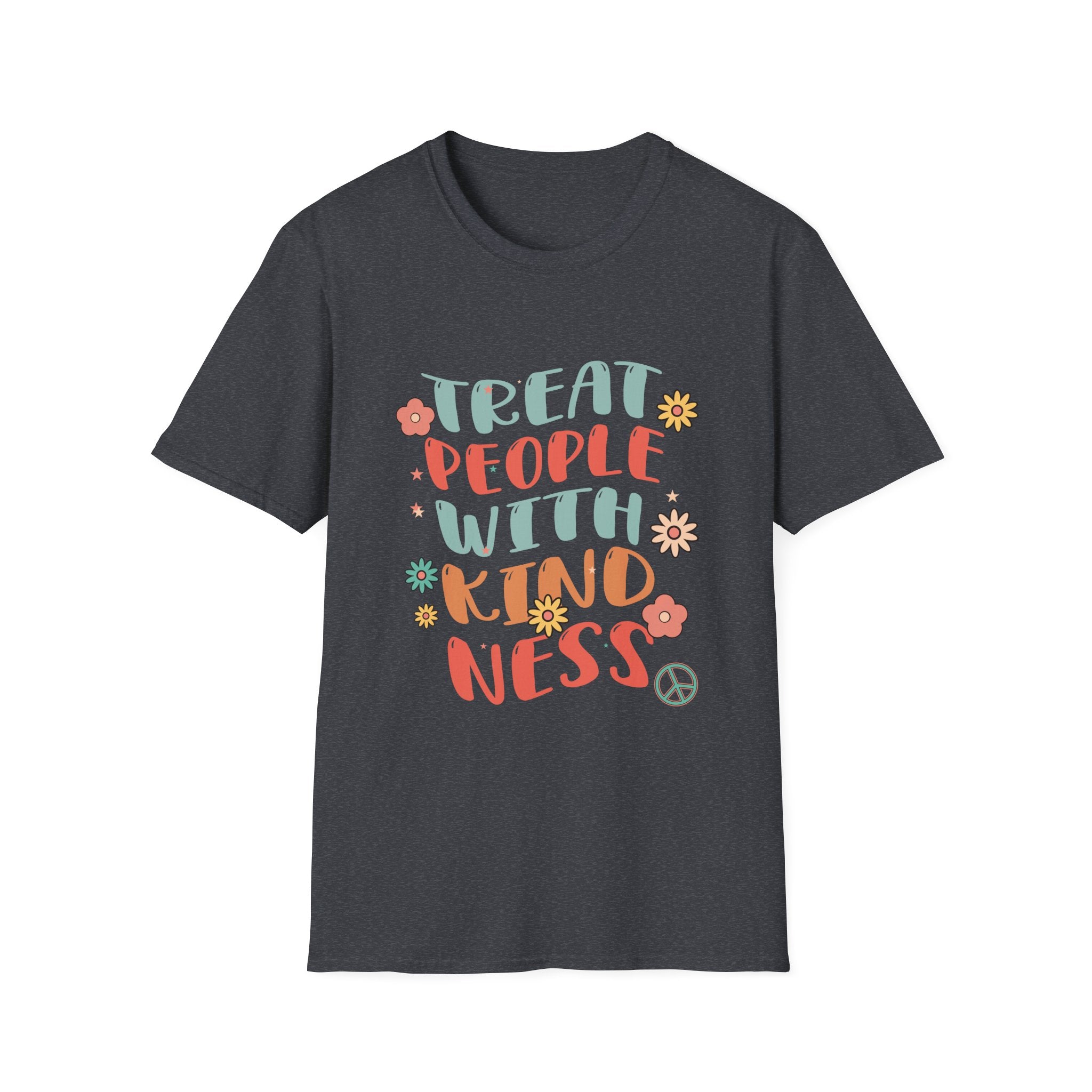 Treat People with Kindness T-Shirt, Unisex Tee, Positive Message Shirt, Gift for Friends, Everyday Wear