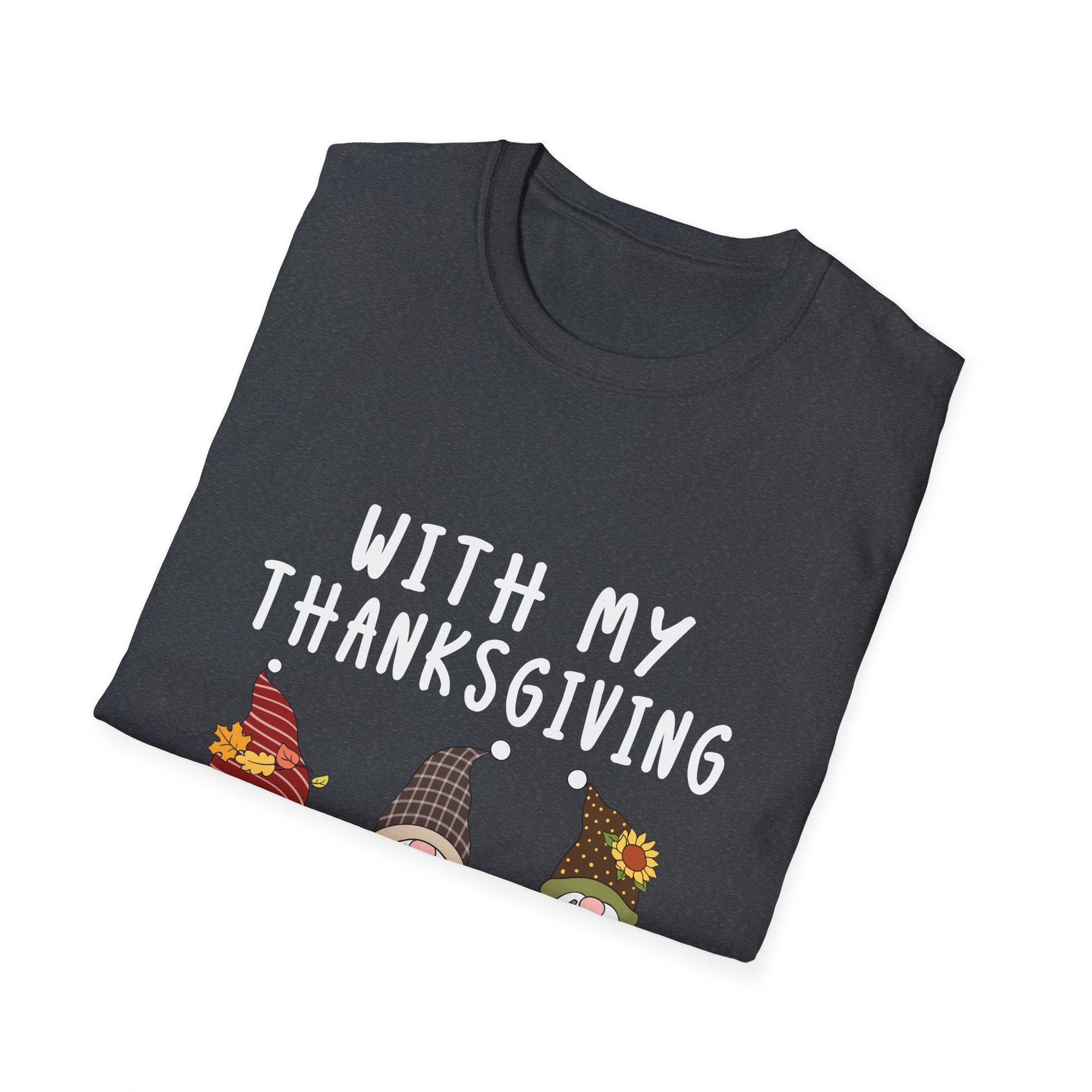 Thanksgiving Gnomies T-Shirt, Funny Thanksgiving Shirt, Holiday Tee, Family Gathering Apparel, Fall Celebration Top