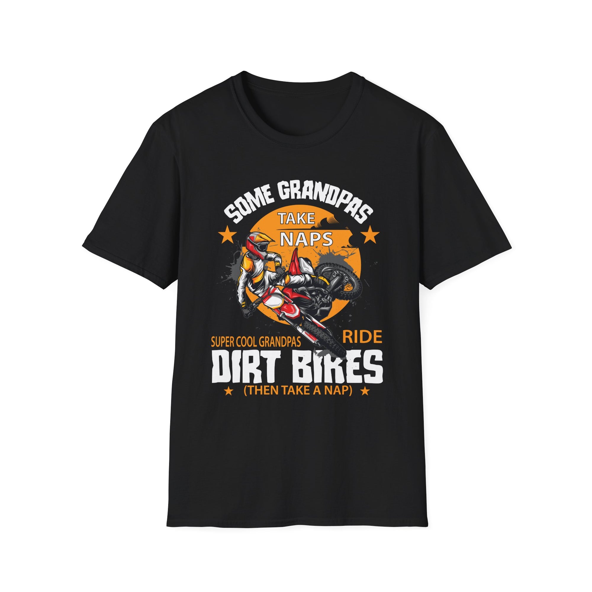 Cool Grandpa Dirt Bike T-Shirt, Gift for Grandfather, Motorcycle Enthusiast Tee, Men's Birthday Gift, Father's Day Fun Shirt