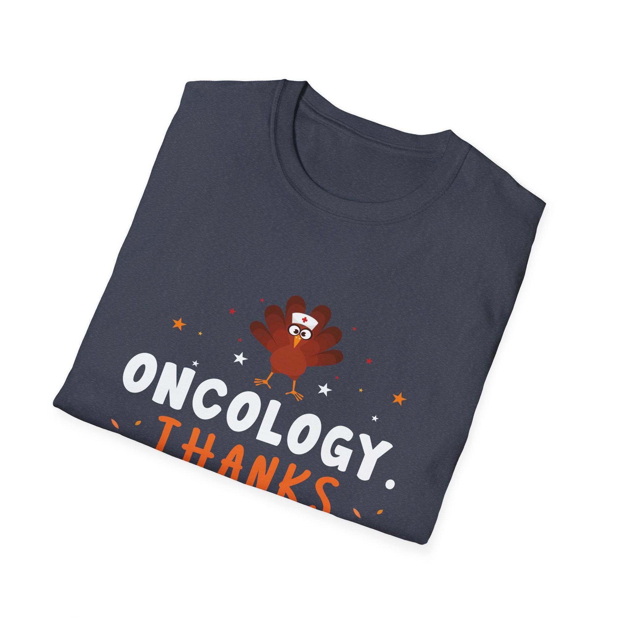 Oncology Thanksgiving Crew T-Shirt, Unisex Tee, Holiday Shirt, Thanksgiving Gift, Medical Appreciation, Cancer Awareness Clothing
