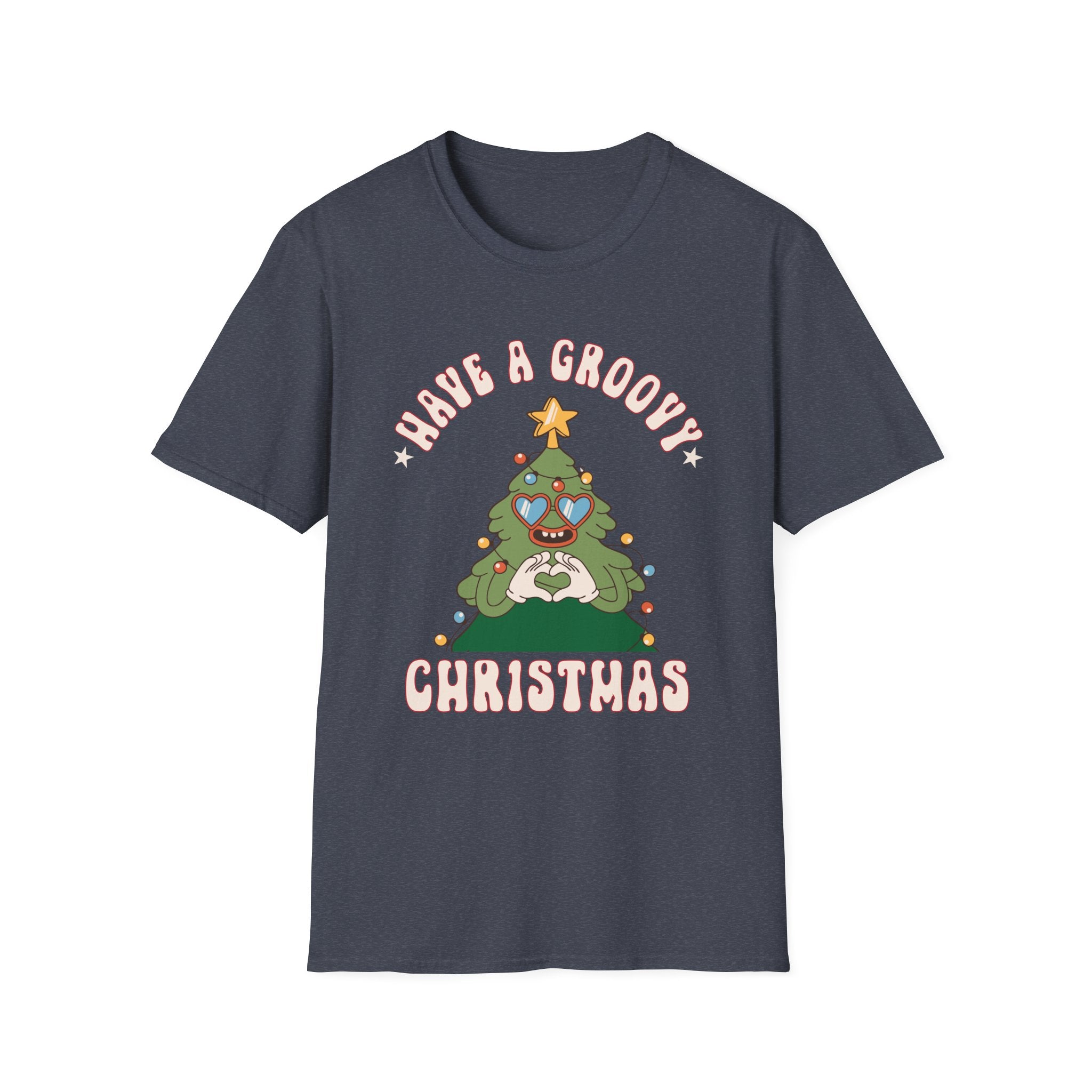 Groovy Christmas T-Shirt, Unisex Holiday Tee, Fun Christmas Apparel, Ugly Sweater Alternative, Festive Gift Idea, Cool Christmas Shirt