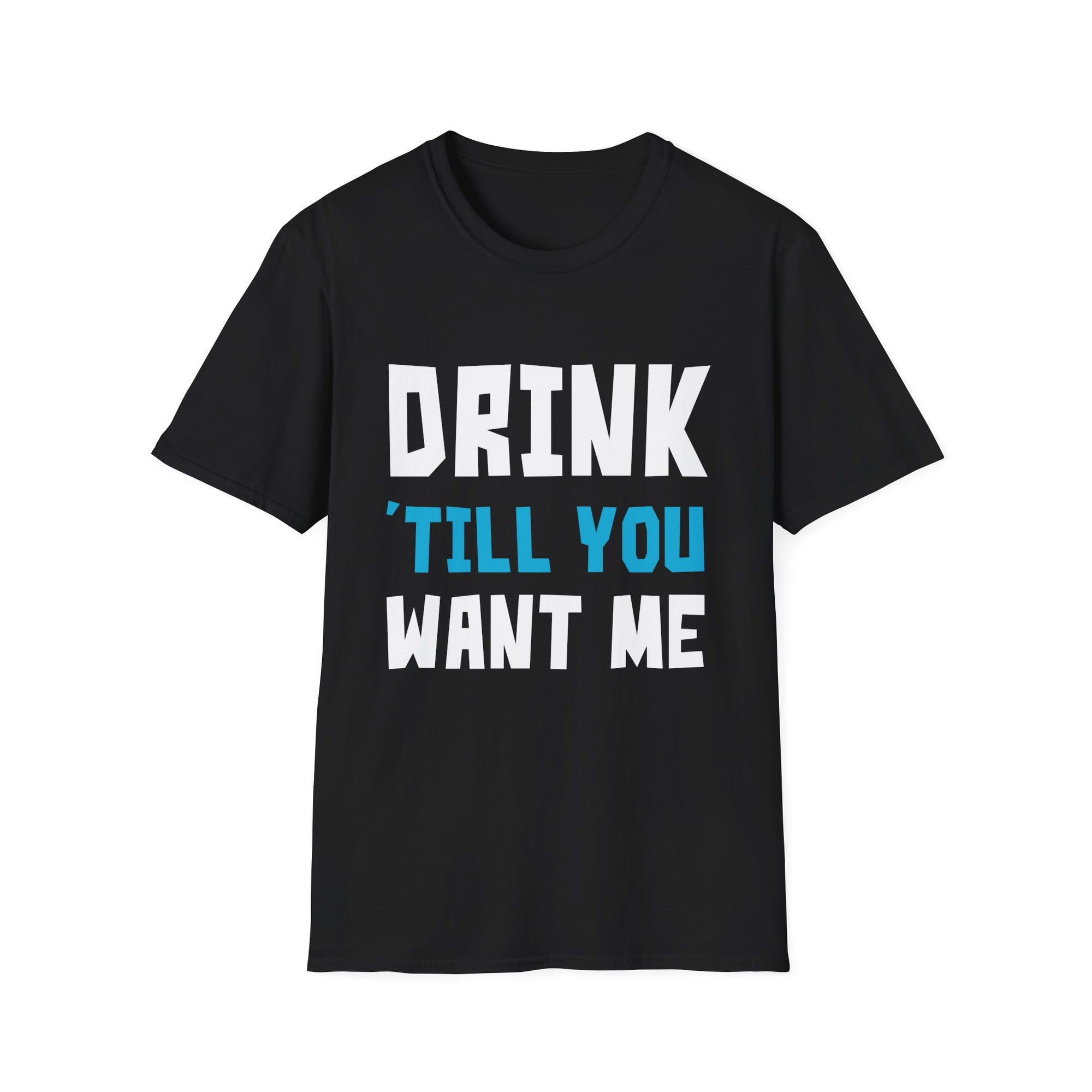 Funny Drink T-Shirt, Unisex Softstyle Tee, Perfect for Parties, Bachelor/Bachelorette Celebration, Gift for Friends, Casual Wear