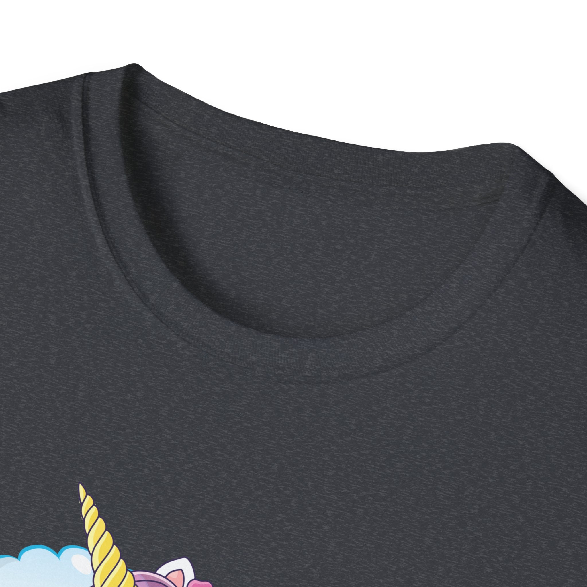 Happy Haunti-Corn Unisex Softstyle T-Shirt | Fun Unicorn Halloween Tee, Gifts for Fall, Cozy Casual Wear, Holiday Apparel, Playful Designs