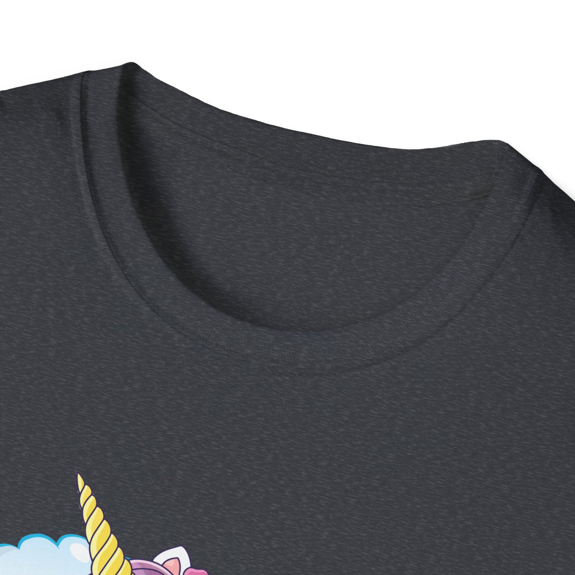 Happy Haunti-Corn Unisex Softstyle T-Shirt | Fun Unicorn Halloween Tee, Gifts for Fall, Cozy Casual Wear, Holiday Apparel, Playful Designs