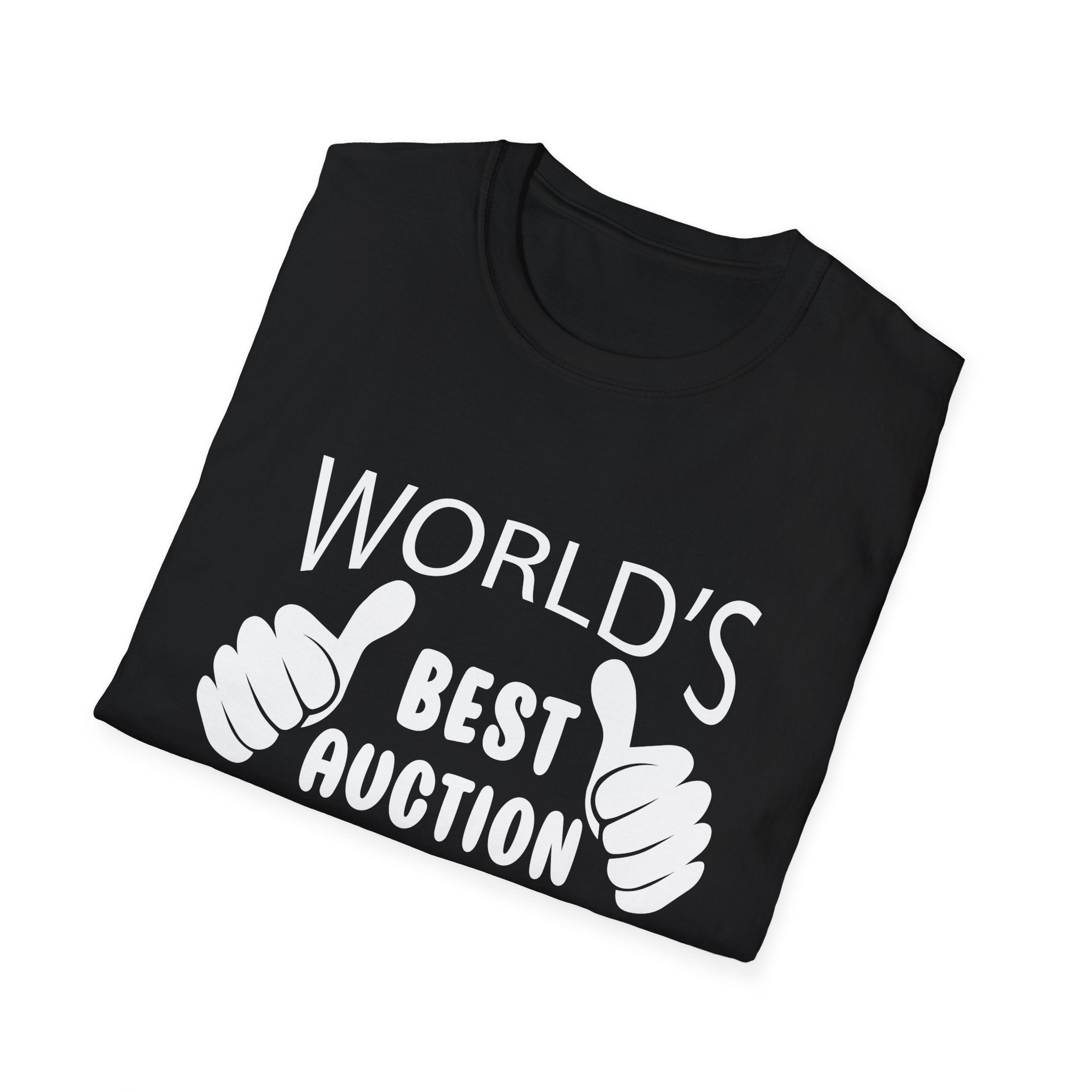 World's Best Auction Worker T-Shirt, Funny Gift, Unisex Tee, Auction Enthusiast Shirt, Father's Day, Work Appreciation