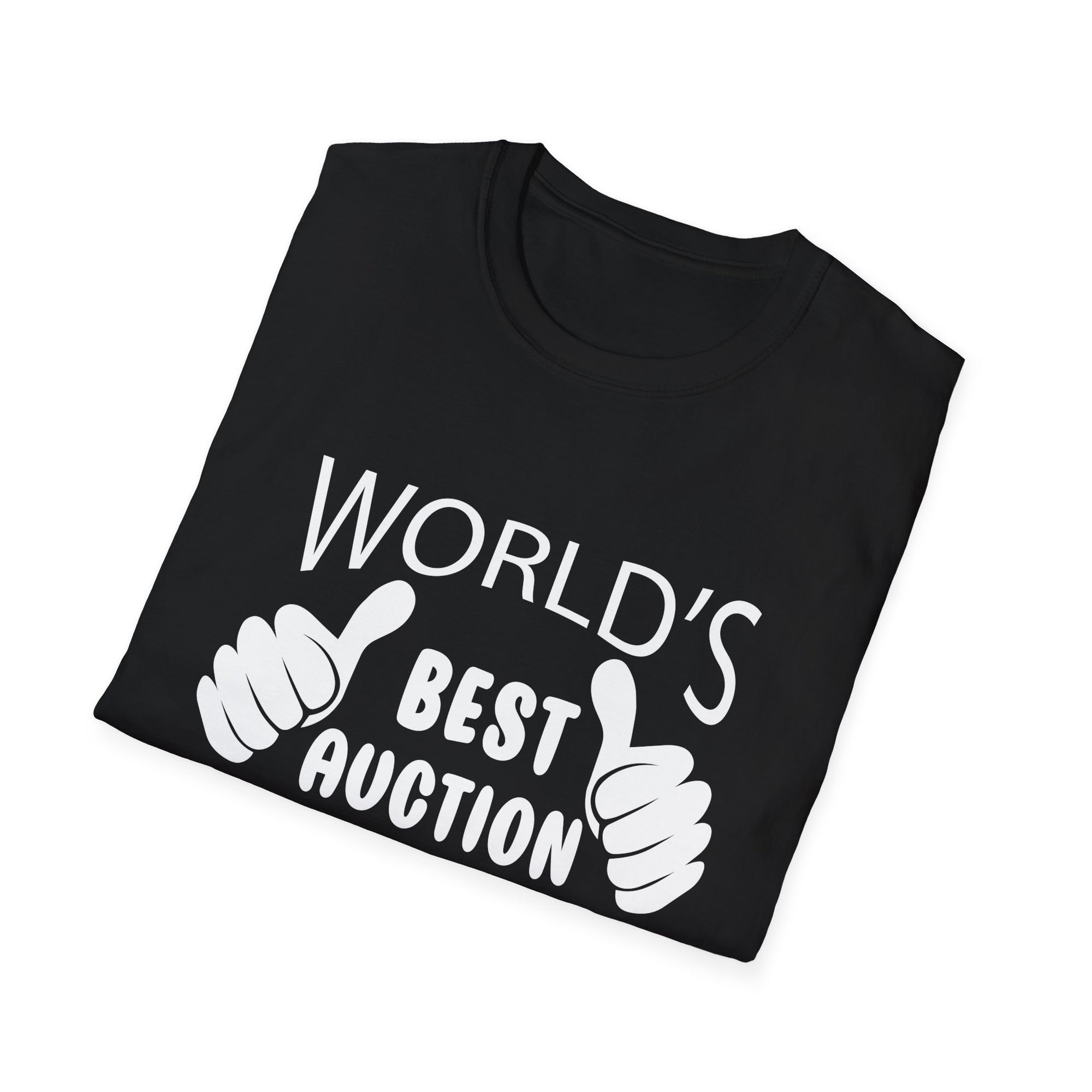 World's Best Auction Worker T-Shirt, Funny Gift, Unisex Tee, Auction Enthusiast Shirt, Father's Day, Work Appreciation