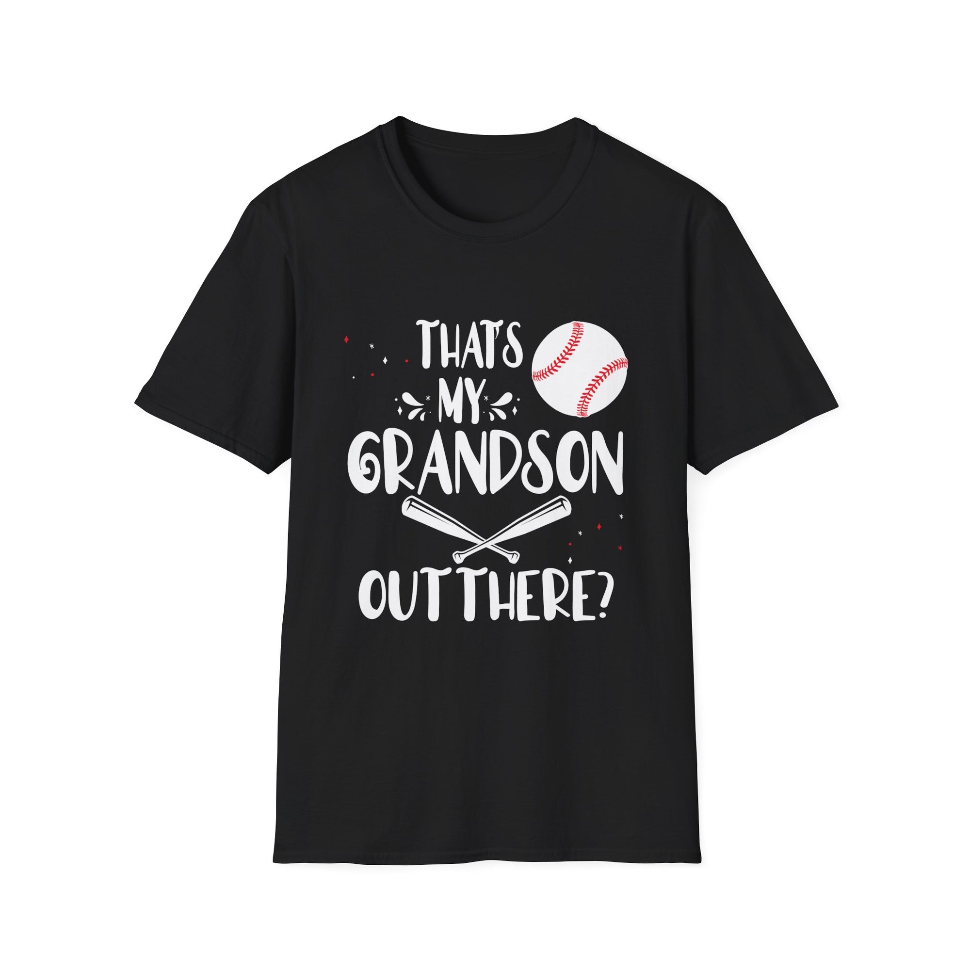Baseball Grandson T-Shirt | Unisex Sports Tee for Proud Grandparents | Gift for Baseball Lovers, Family Reunion, Birthday, Sports Events