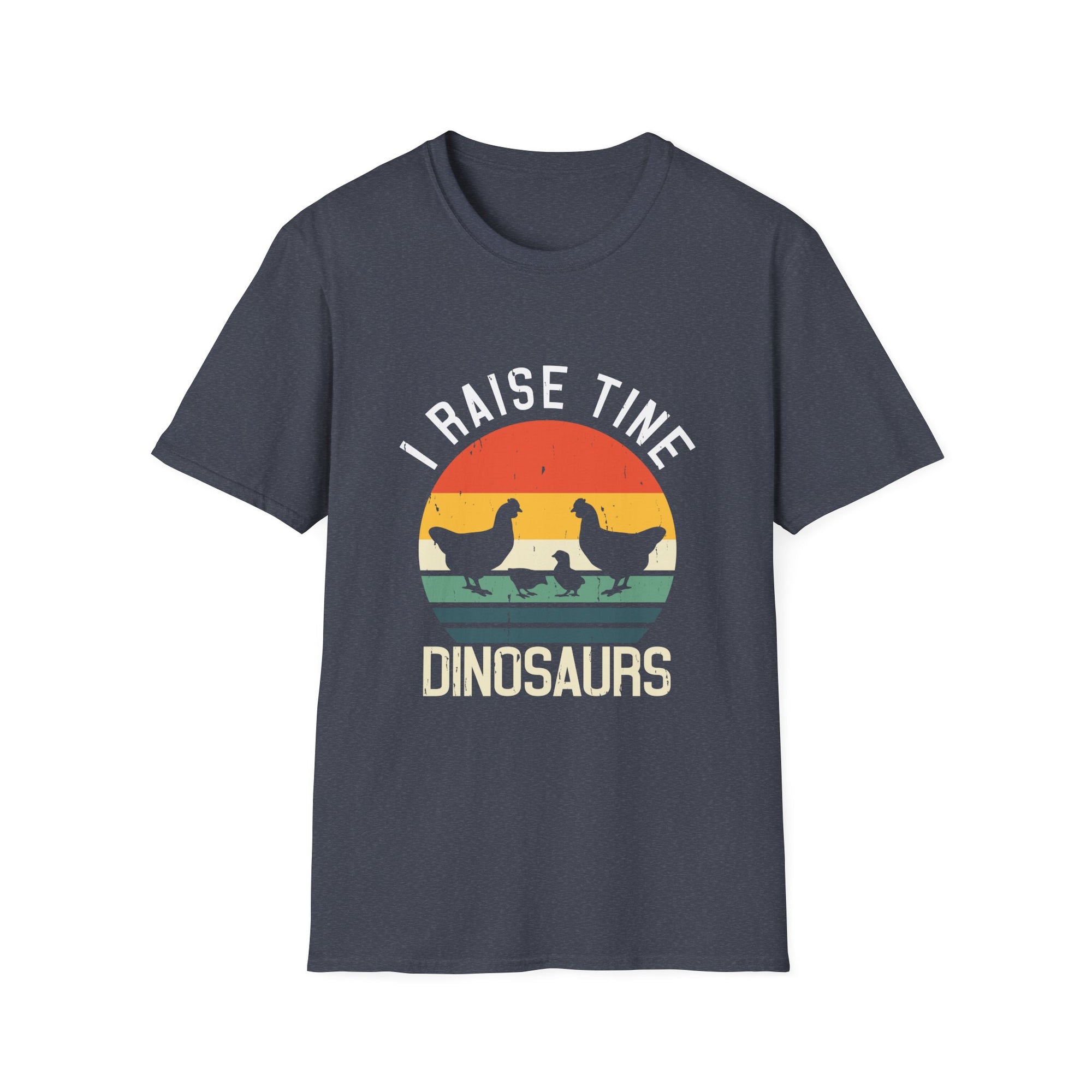 Vintage Dinosaur Farmer Unisex T-Shirt, I Raise Dinosaurs Tee, Funny Animal Apparel, Gift for Farmers, Unique Graphic Shirt
