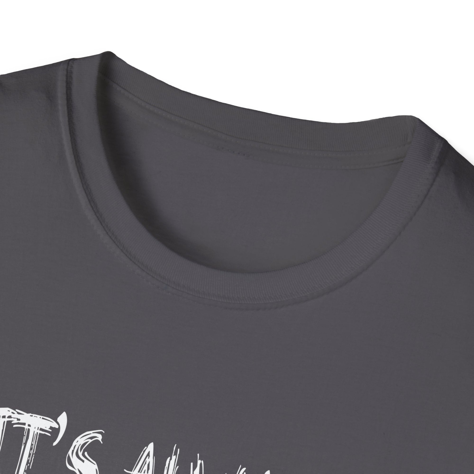 Halloween-Inspired Unisex Softstyle T-Shirt, Spooky Graphic Tee for Fall, Casual Wear, Funny Halloween Shirt, Gifts for Halloween Lovers