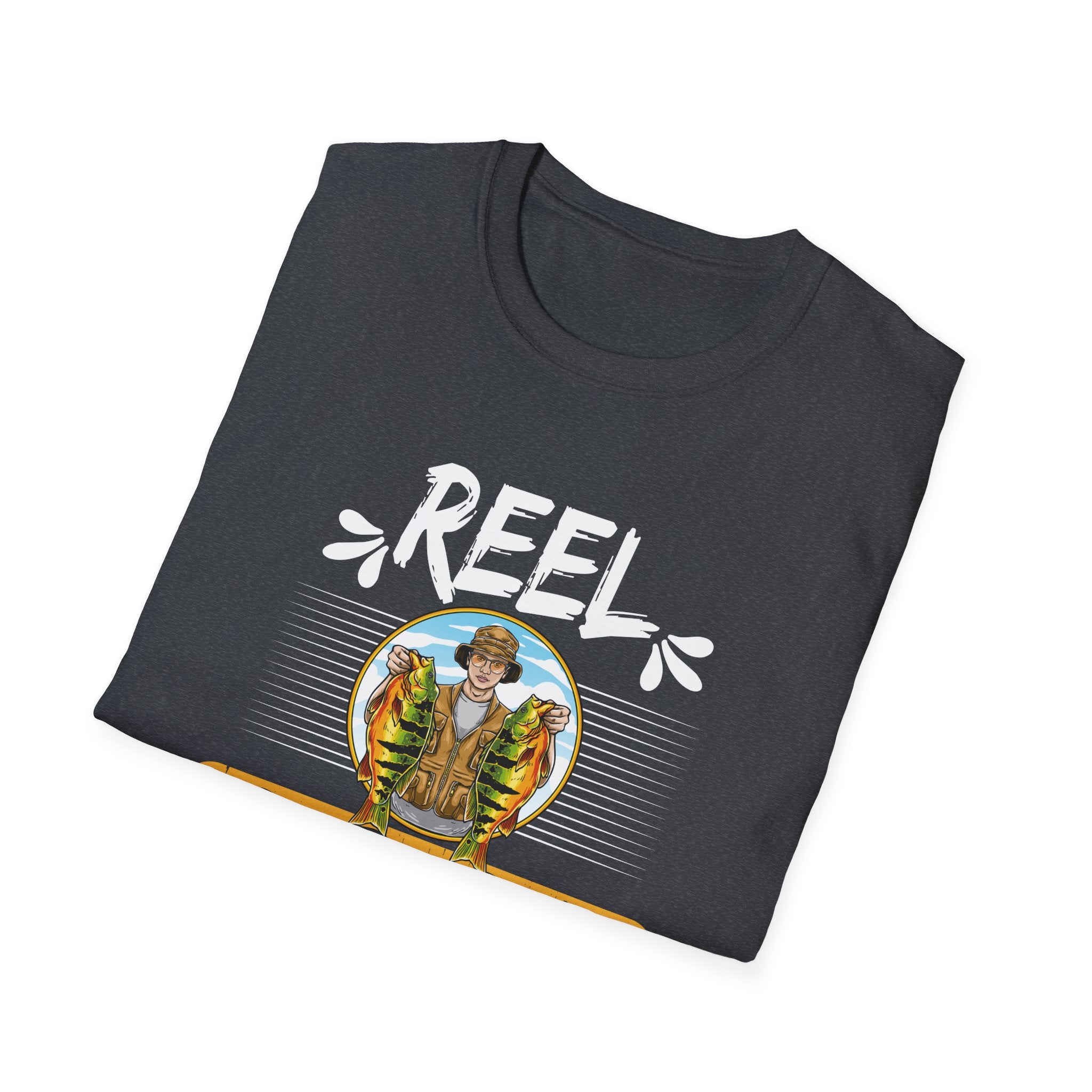 Reel Cool Paw Paw T-Shirt, Funny Grandpa Gift, Fishing Enthusiast Apparel, Unisex Graphic Tee, Outdoor Adventure Shirt