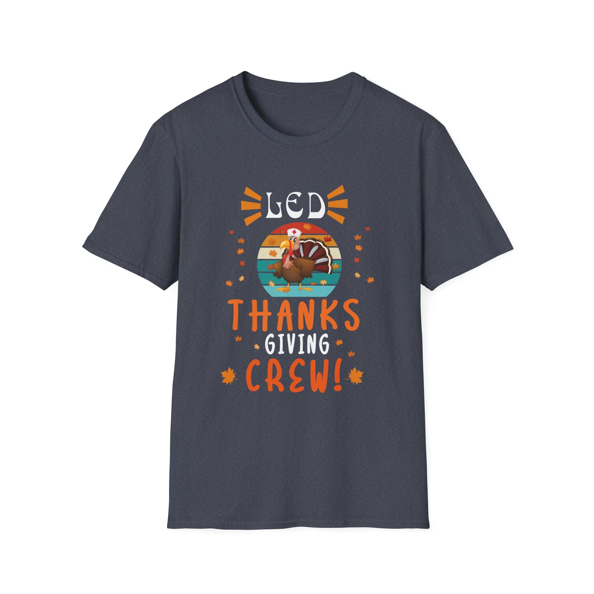 Unisex Thanksgiving Crew T-Shirt, Holiday Apparel, Family Gathering Shirt, Friendsgiving, Casual Wear, Cozy Gift