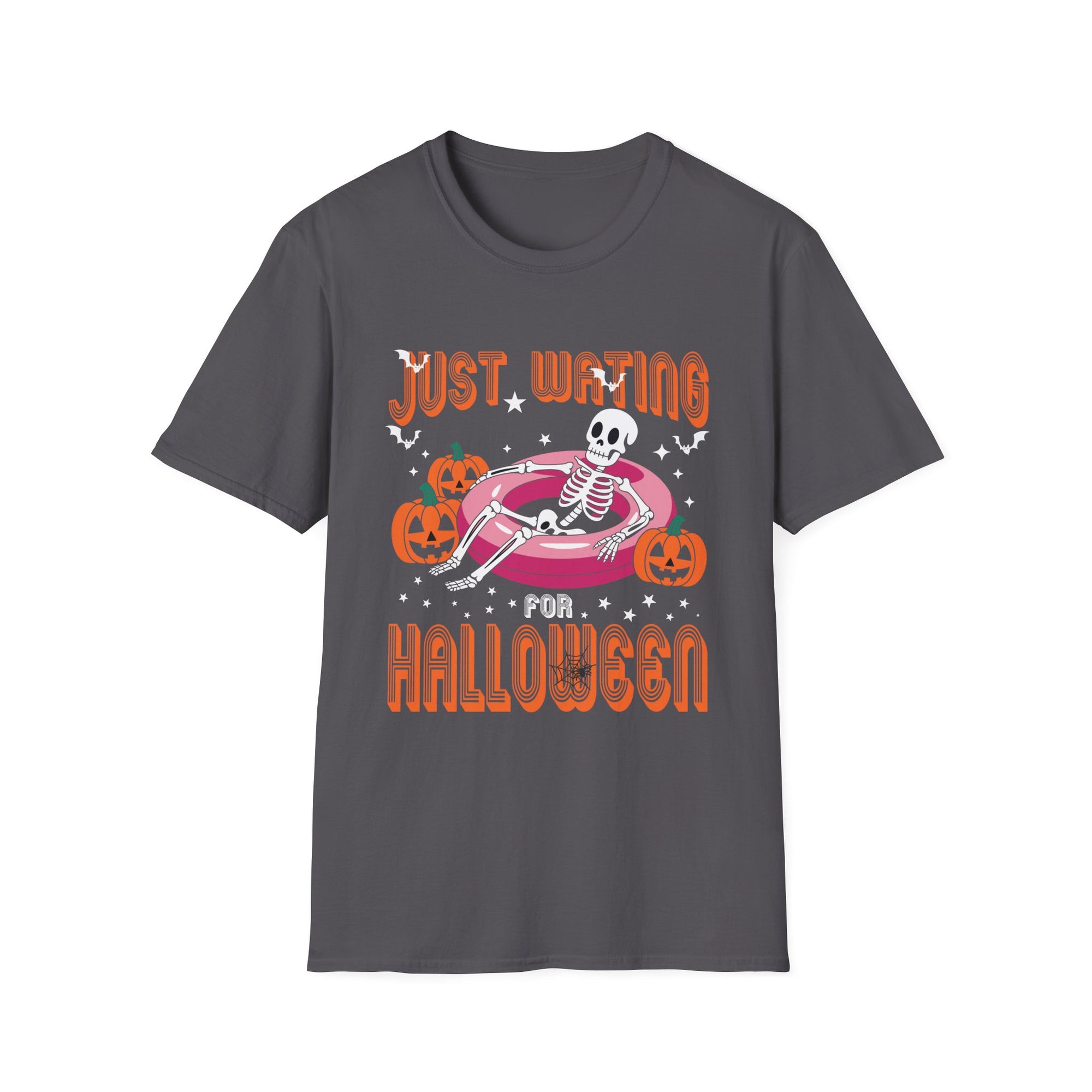 Halloween Skeleton T-Shirt | Unisex Softstyle Shirt, Fun Fall Apparel, Halloween Costume Tee, Spooky Season Shirt, Gift for Halloween Lovers