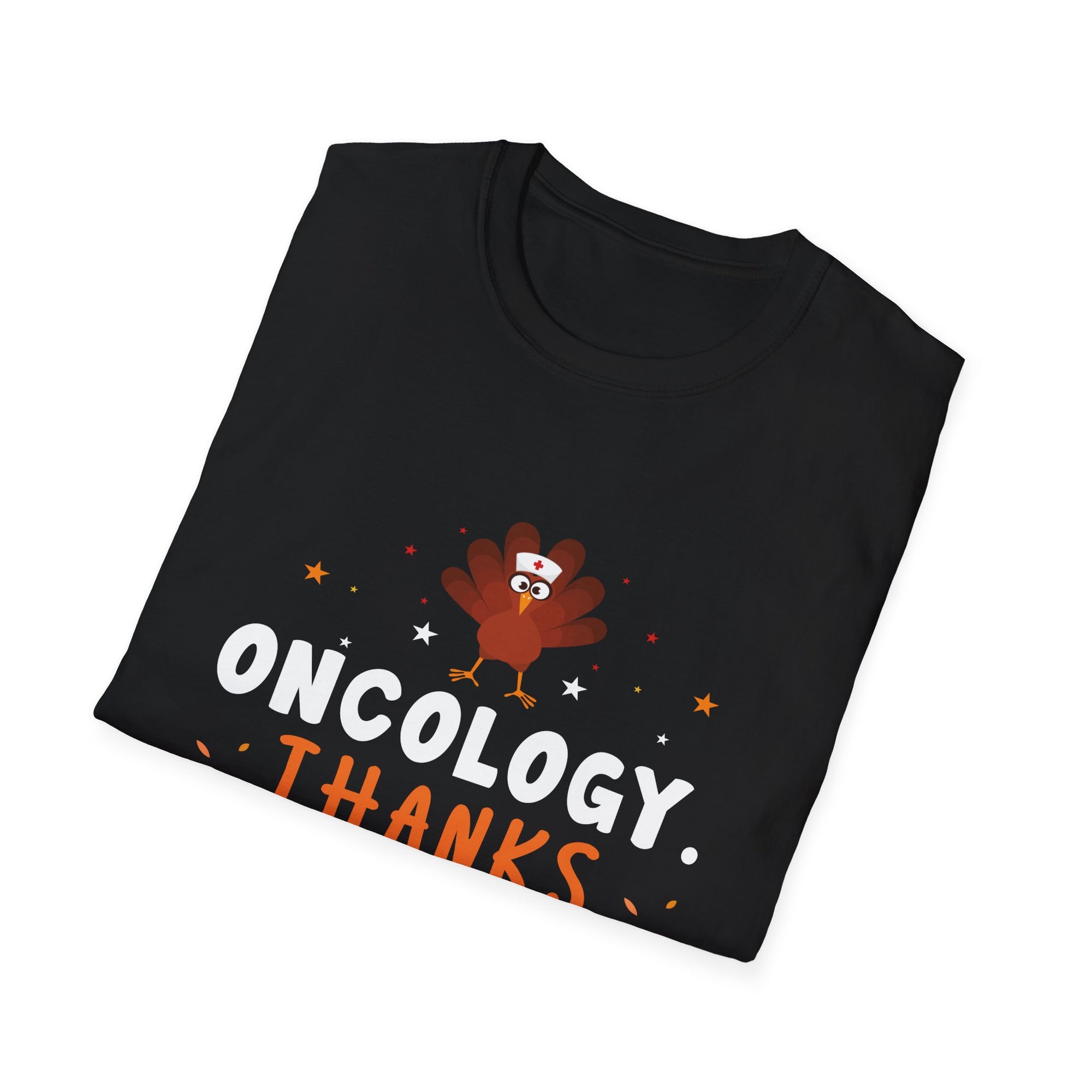 Oncology Thanksgiving Crew T-Shirt, Unisex Tee, Holiday Shirt, Thanksgiving Gift, Medical Appreciation, Cancer Awareness Clothing