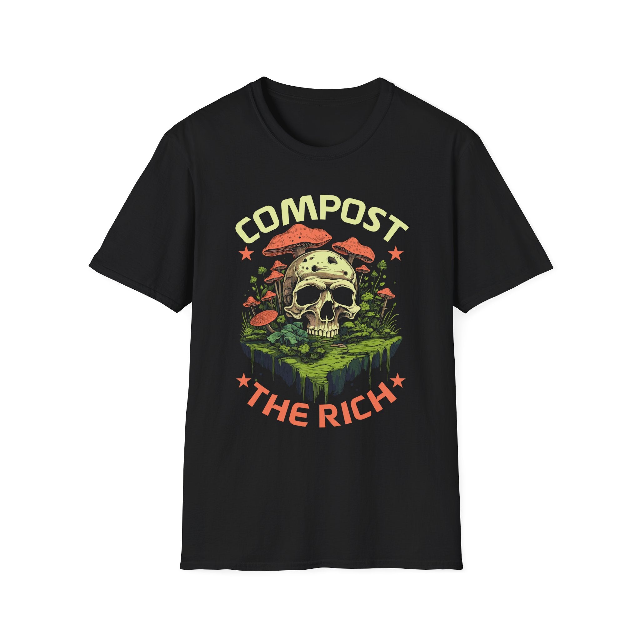 Compost the Rich Unisex Softstyle T-Shirt, Eco-Friendly Tee, Great for Environmentalists, Casual Wear, Earth Day Gift, Gift for Nature [...]