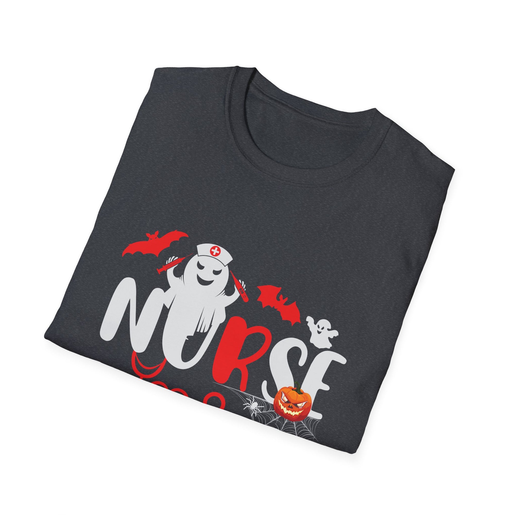Halloween Nurse T-Shirt, Unisex Nurse Shirt, Spooky Healthcare Tee, Halloween Costume, Medical Themed Gift