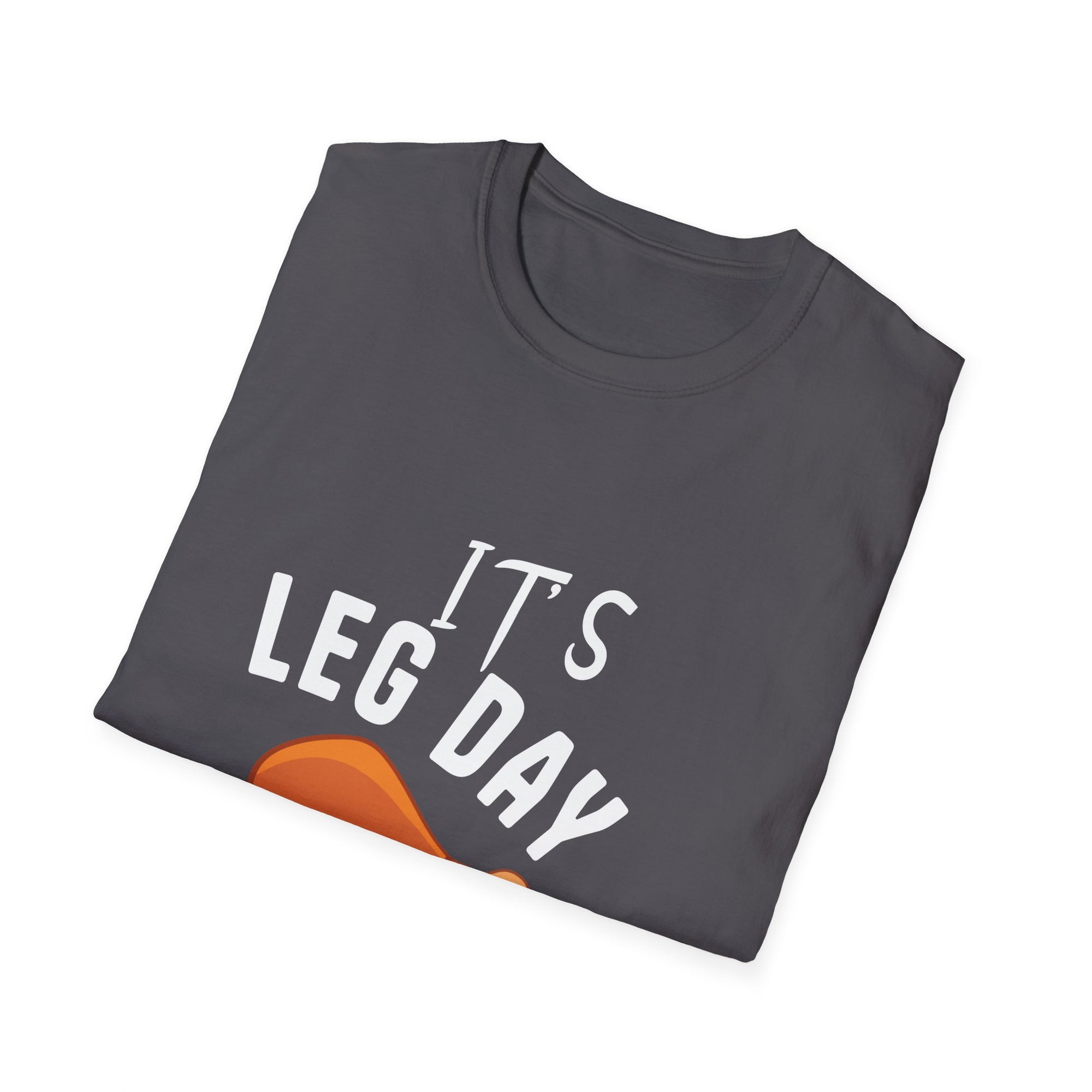 Funny Leg Day T-Shirt for Fitness Lovers, Gym Humor Shirt, Workout Gear, Gift for Gym Friends, Soft Cotton Tee