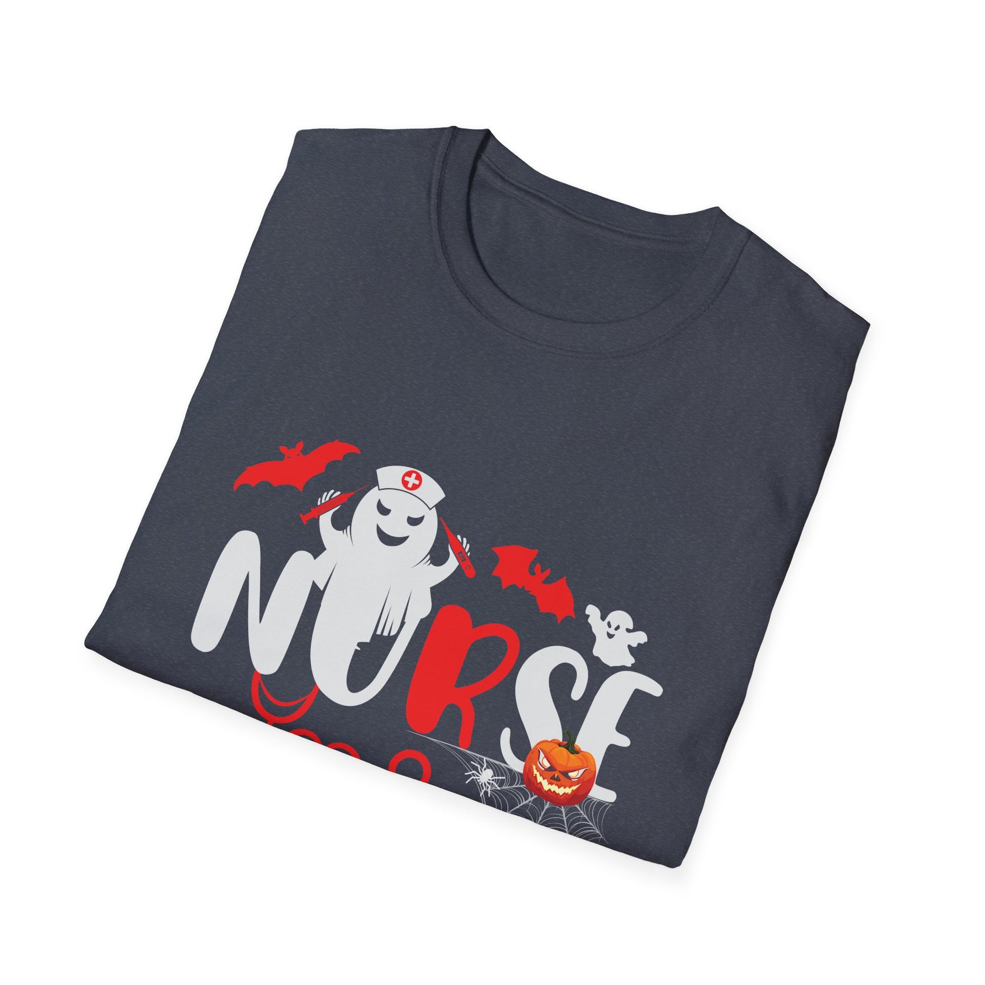 Halloween Nurse T-Shirt, Unisex Nurse Shirt, Spooky Healthcare Tee, Halloween Costume, Medical Themed Gift