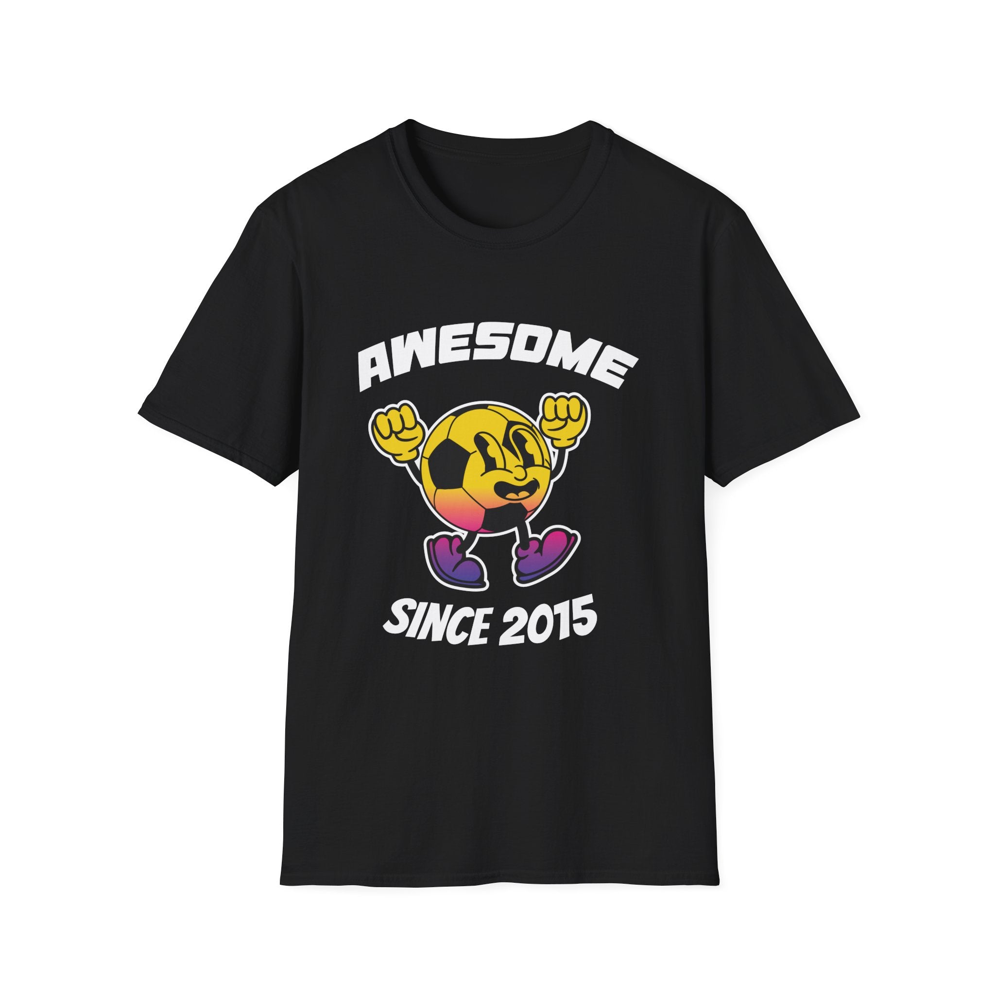 Awesome Since 2015 T-Shirt, Unisex Graphic Tee, Fun Casual Wear, Gift for Friends, Trendy Apparel, Birthday Celebration Shirt