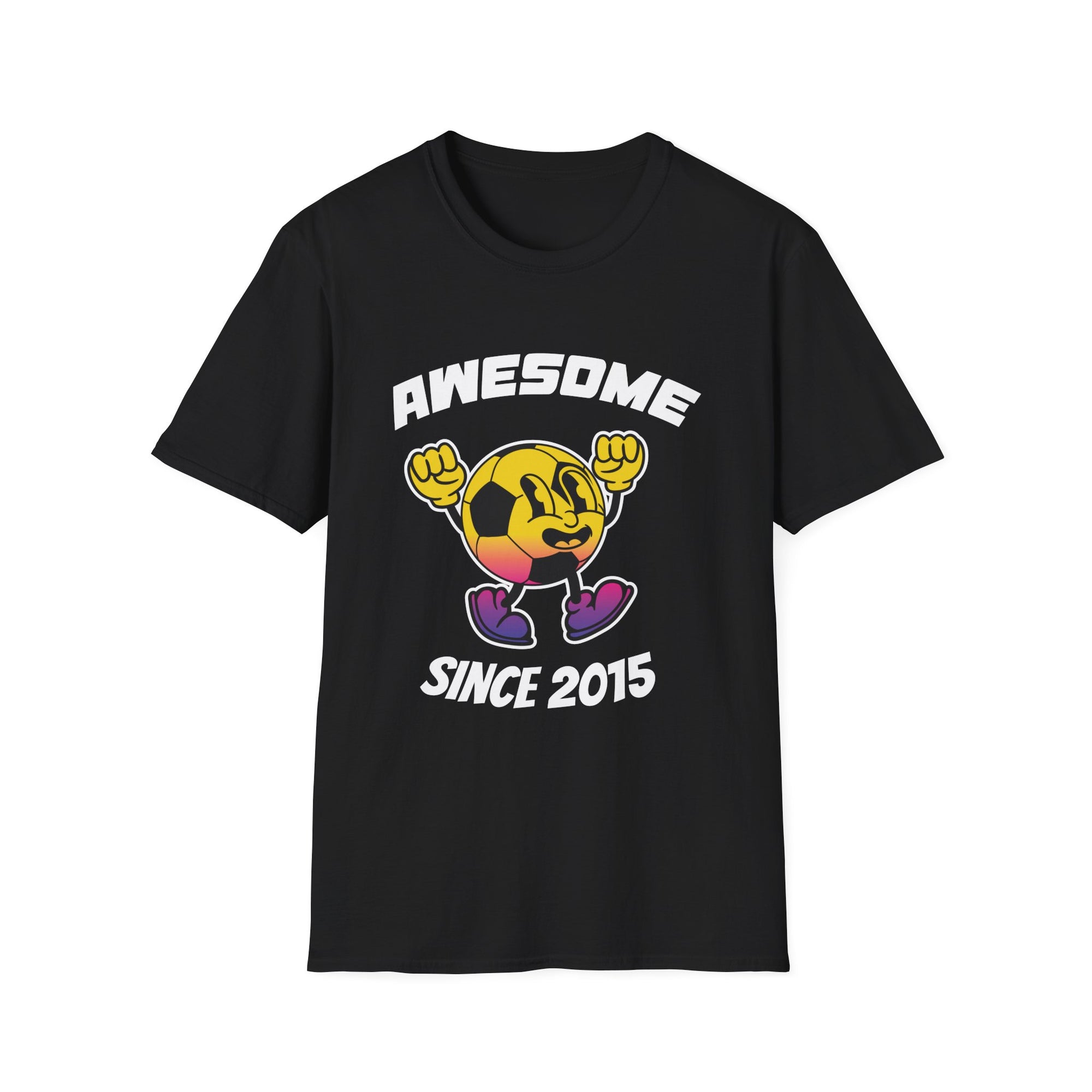 Awesome Since 2015 T-Shirt, Unisex Graphic Tee, Fun Casual Wear, Gift for Friends, Trendy Apparel, Birthday Celebration Shirt