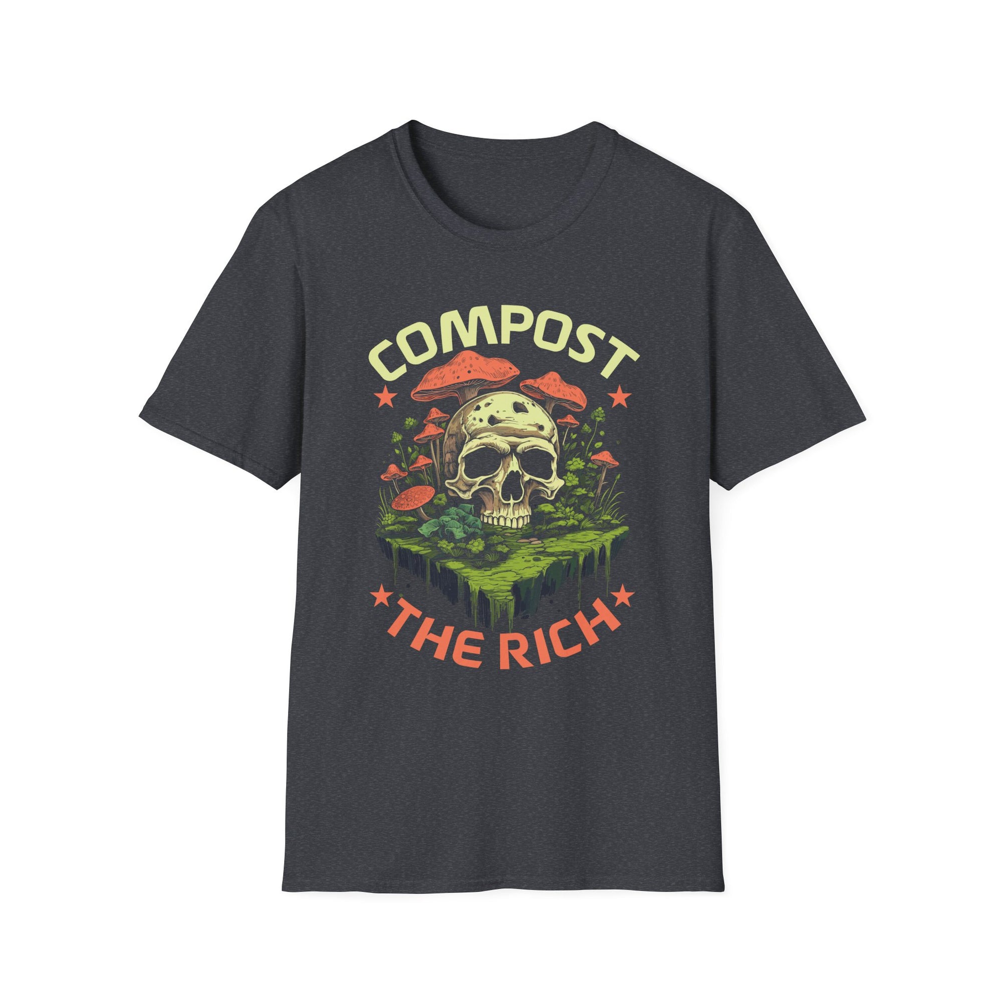 Compost the Rich Unisex Softstyle T-Shirt, Eco-Friendly Tee, Great for Environmentalists, Casual Wear, Earth Day Gift, Gift for Nature [...]
