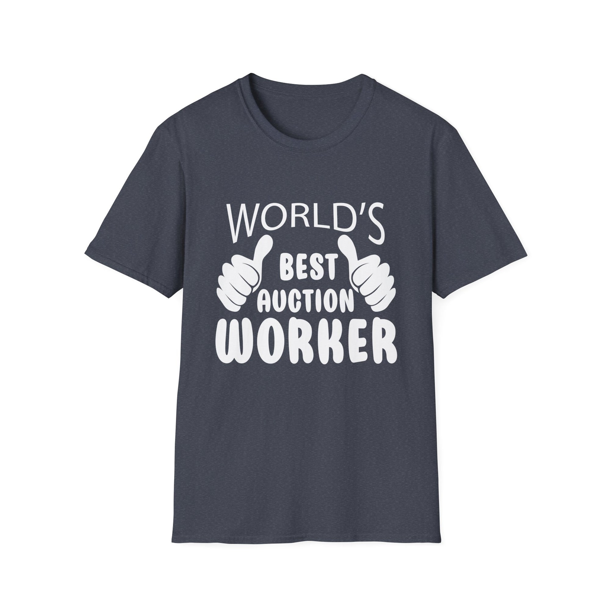 World's Best Auction Worker T-Shirt, Funny Gift, Unisex Tee, Auction Enthusiast Shirt, Father's Day, Work Appreciation