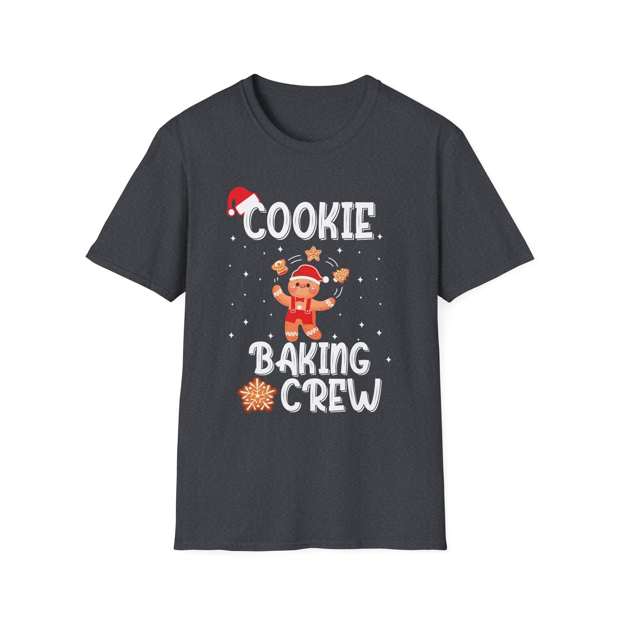 Cookie Baking Crew T-Shirt, Unisex Baking Tee, Holiday Gift, Christmas Shirt, Cute Baking Apparel, Family Matching Outfit