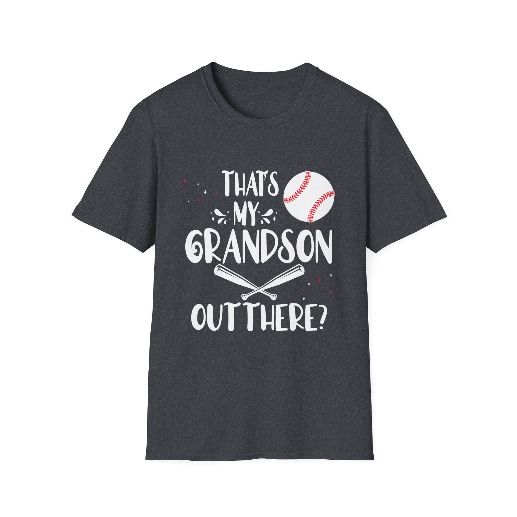 Baseball Grandson T-Shirt | Unisex Sports Tee for Proud Grandparents | Gift for Baseball Lovers, Family Reunion, Birthday, Sports Events