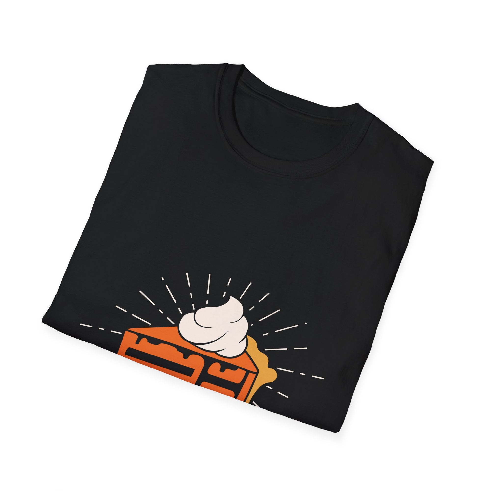 Pumpkin Pie Love Unisex Softstyle T-Shirt | Fall Fashion, Thanksgiving Gift, Foodie Tee, Cozy Casual Wear, Baking Enthusiast Apparel