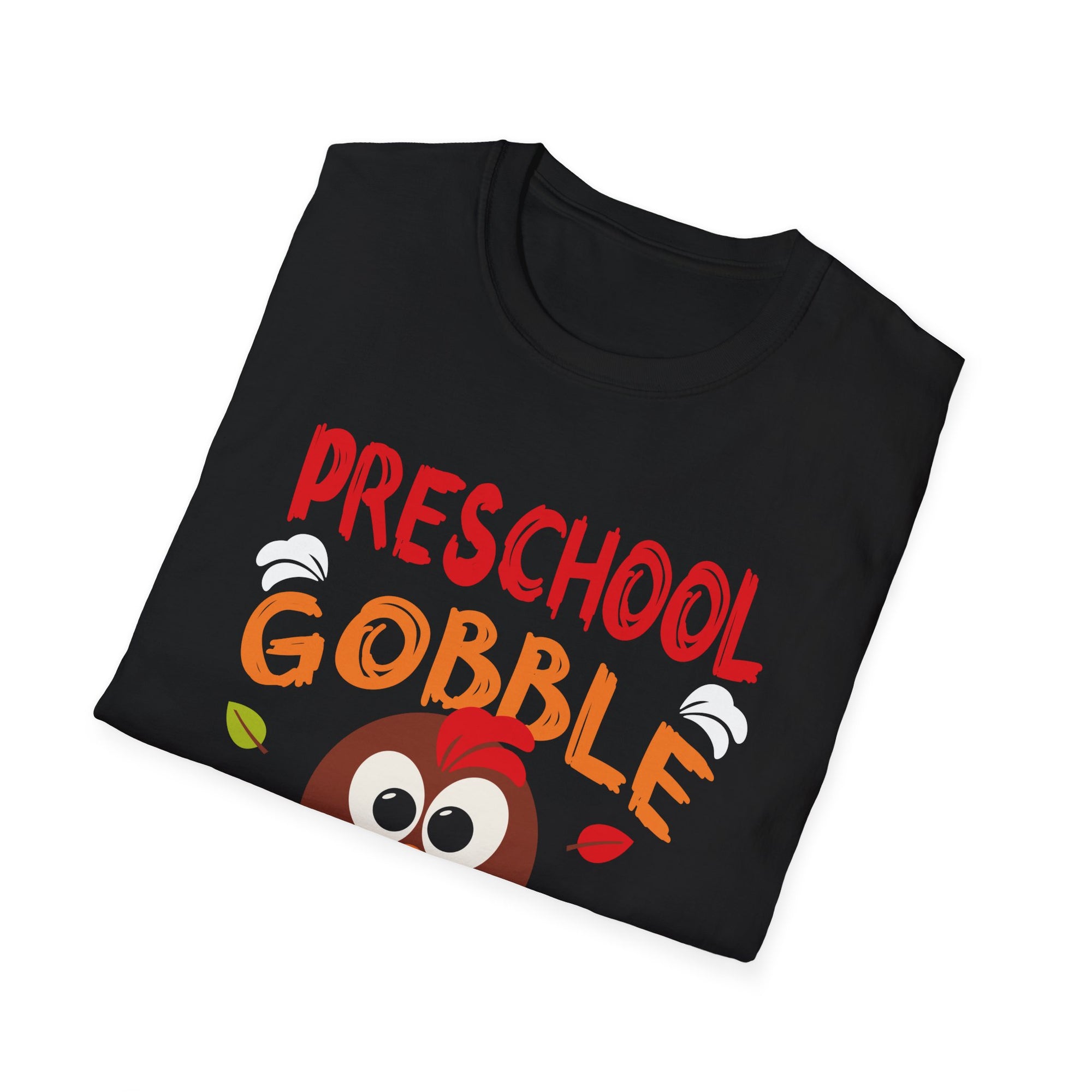 Thanksgiving Preschool Gobble Squad T-Shirt, Holiday Tee, Turkey Shirt, Family Gatherings, Autumn Apparel, Kids Fun Wear