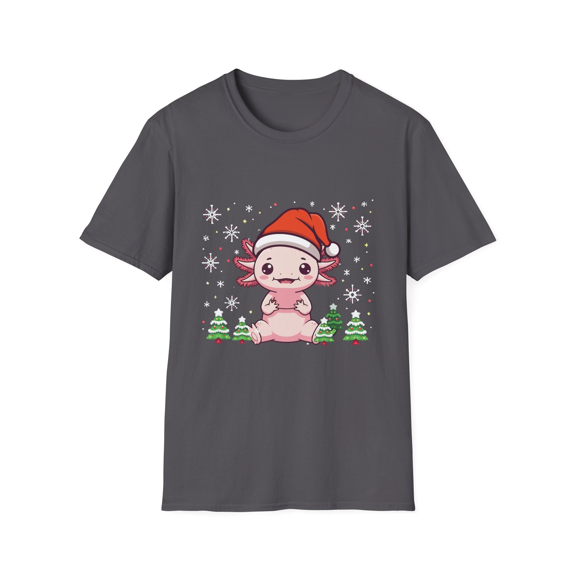 Festive Holiday T-Shirt with Cute Character, Christmas Shirt, Unisex Tee, Gift for Her, Holiday Apparel, Winter Fashion
