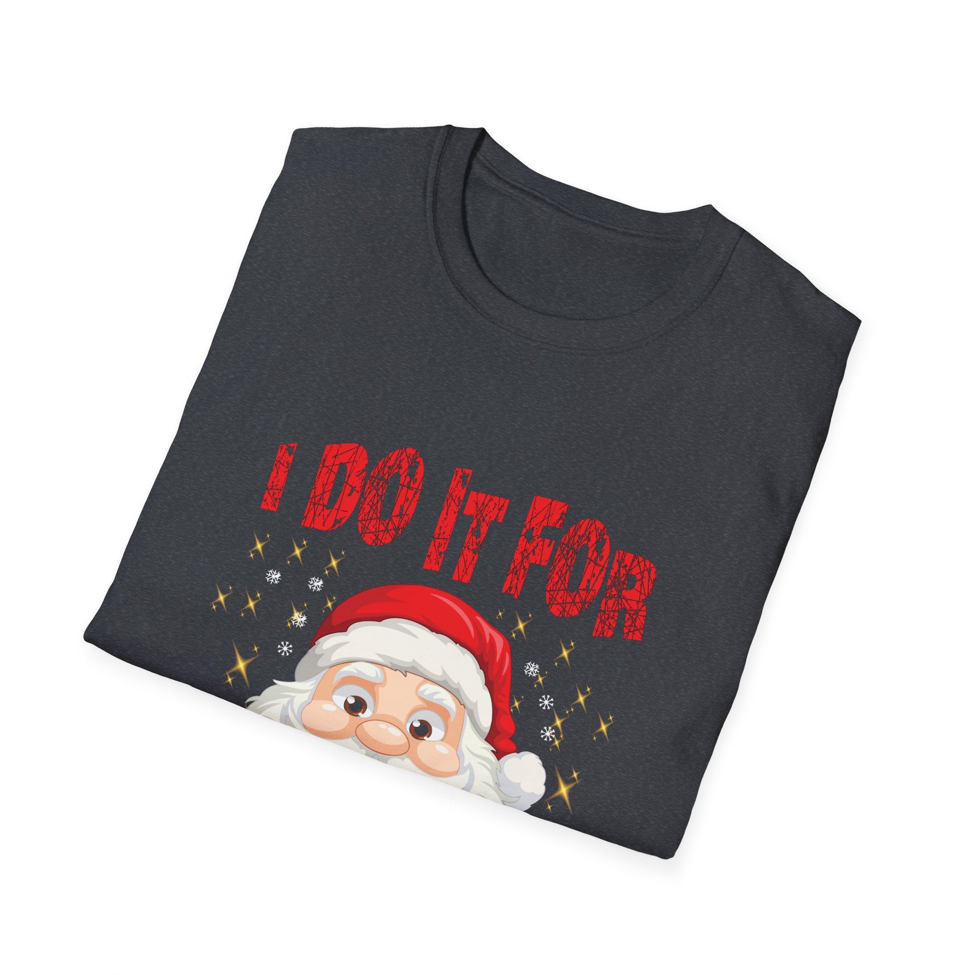 Funny Christmas T-Shirt, Graphic Tee, Holiday Humor Shirt, Santa Claus Gift, Unisex Festive Apparel