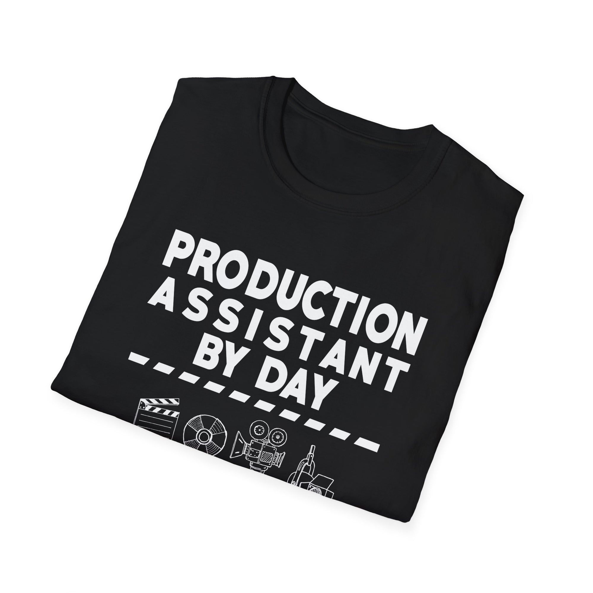 Production Assistant T-Shirt, Creative Gift for Filmmakers, Movie Lover Apparel, Fun Work Shirt, Casual Graphic Tee