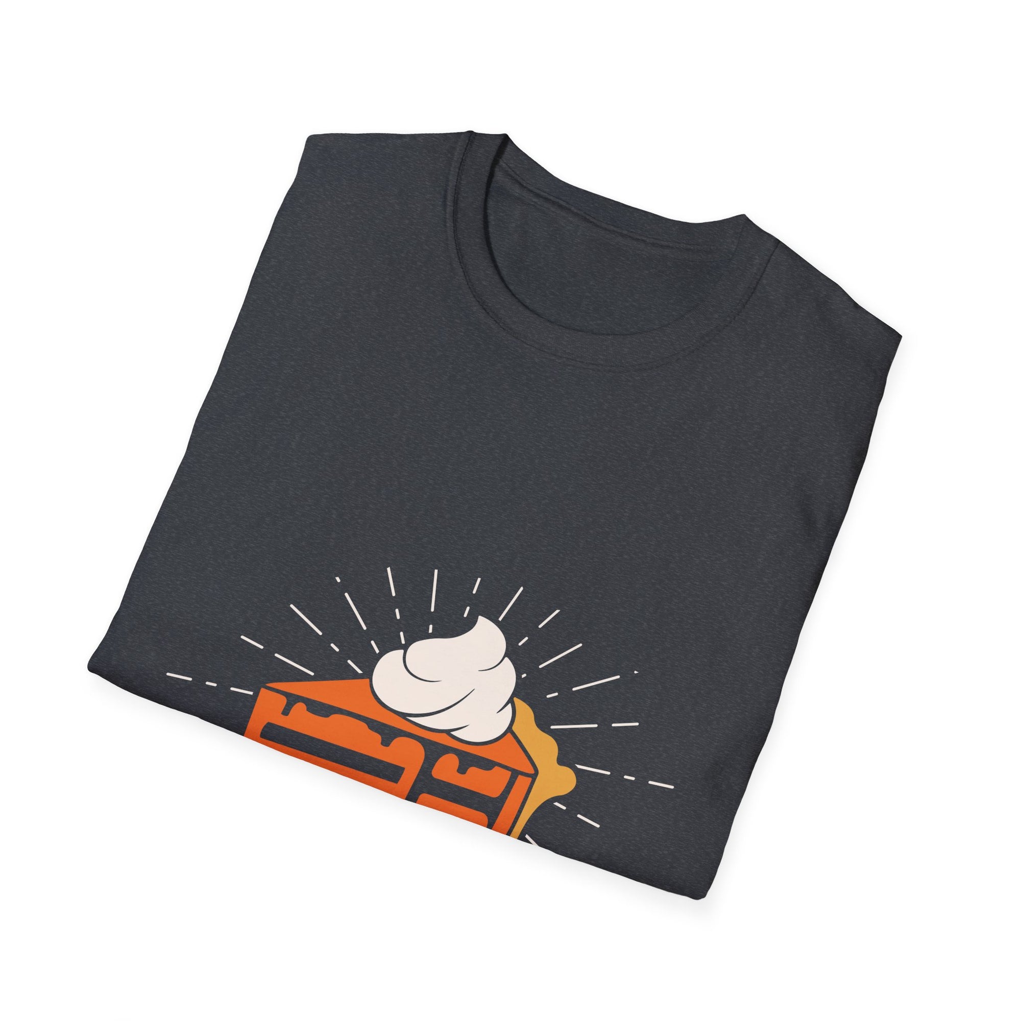Pumpkin Pie Love Unisex Softstyle T-Shirt | Fall Fashion, Thanksgiving Gift, Foodie Tee, Cozy Casual Wear, Baking Enthusiast Apparel