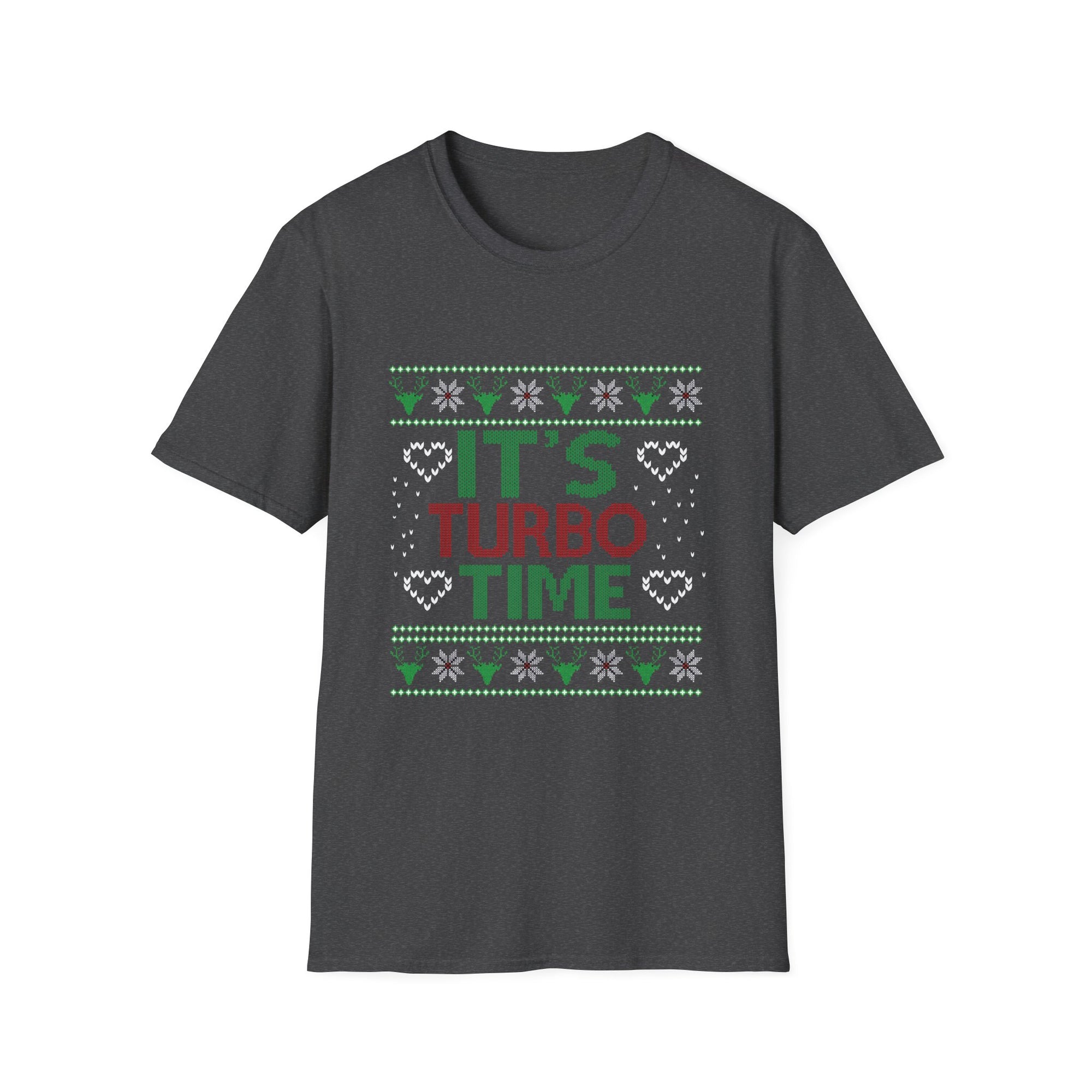 Turbo Time Unisex T-Shirt | Fun Holiday Apparel, Christmas Gift, Festive Tee, Winter Wear, Casual Style