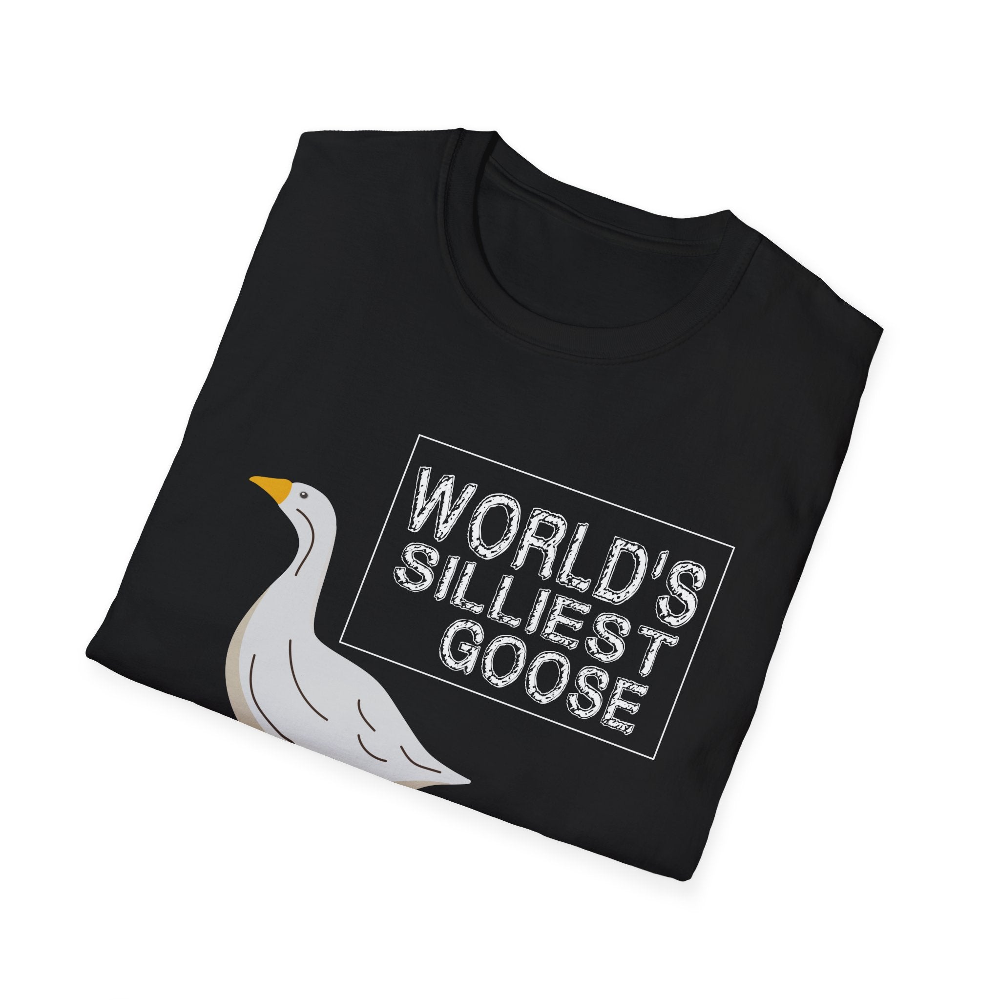 Funny Goose T-Shirt, World's Silliest Goose Gift, Unisex Graphic Tee, Animal Lover Shirt, Quirky Gift for Friends
